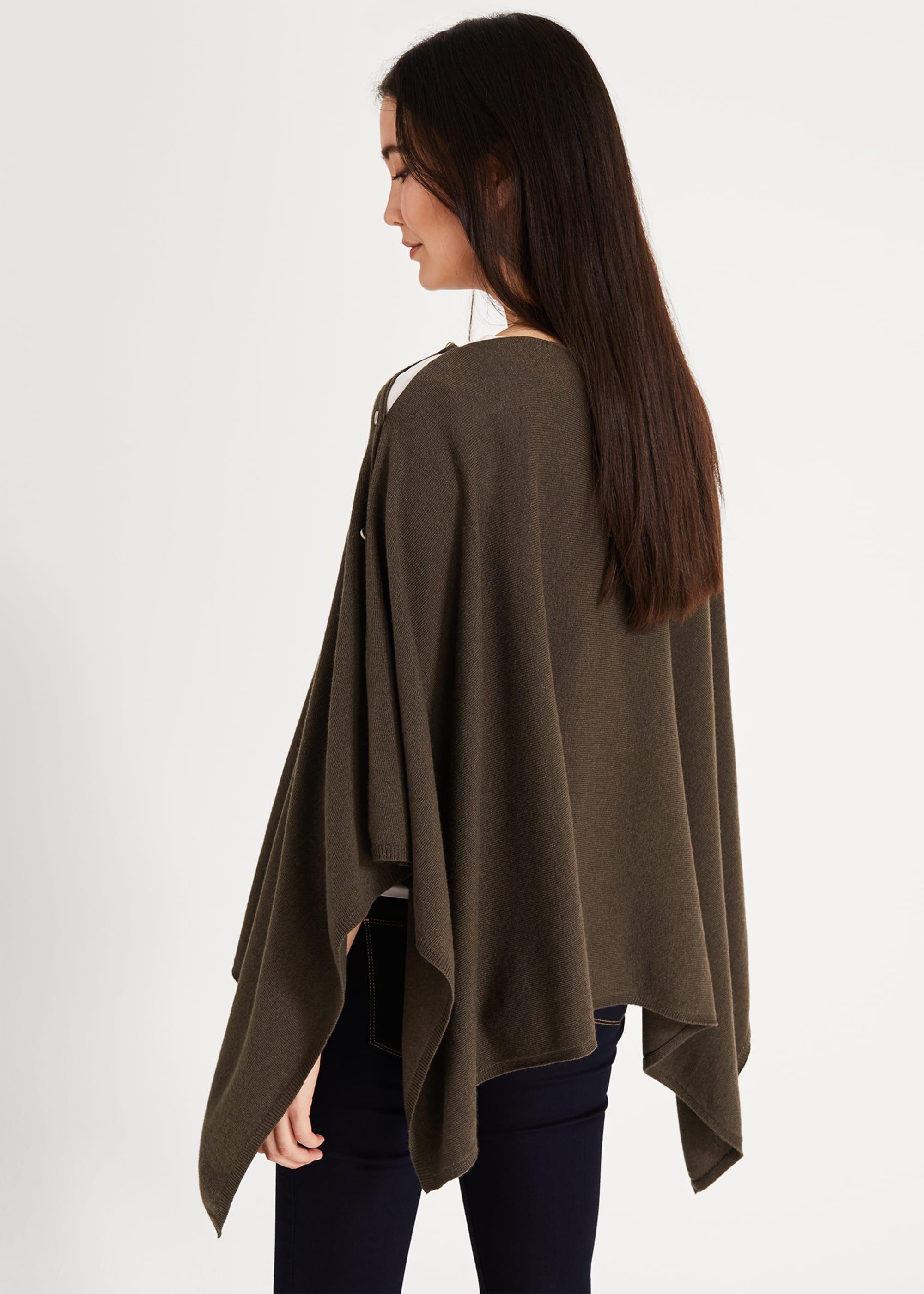Noa Cashmere Blend Poncho