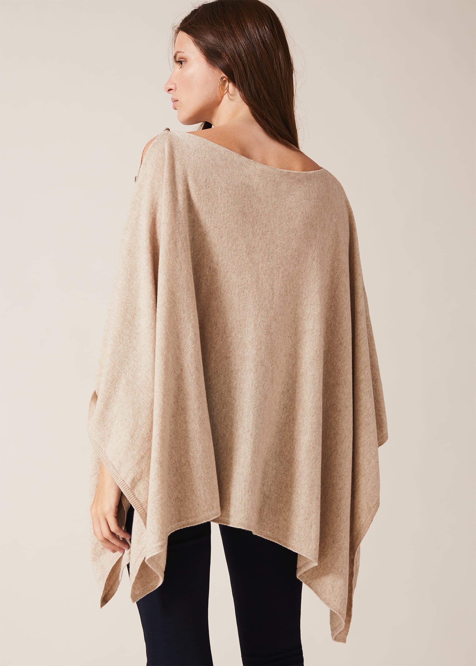 Noa Cashmere Blend Poncho