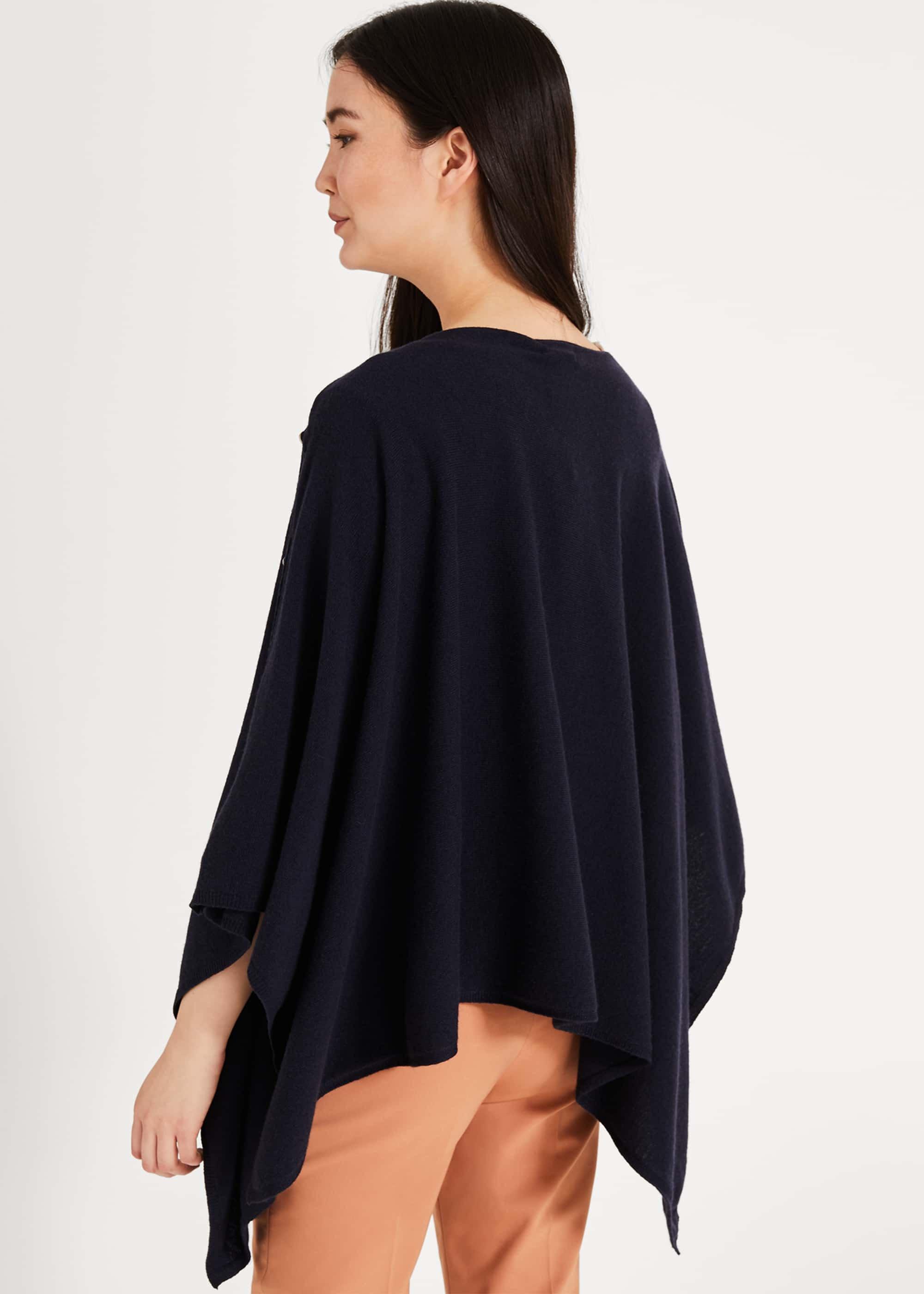Noa Cashmere Blend Poncho
