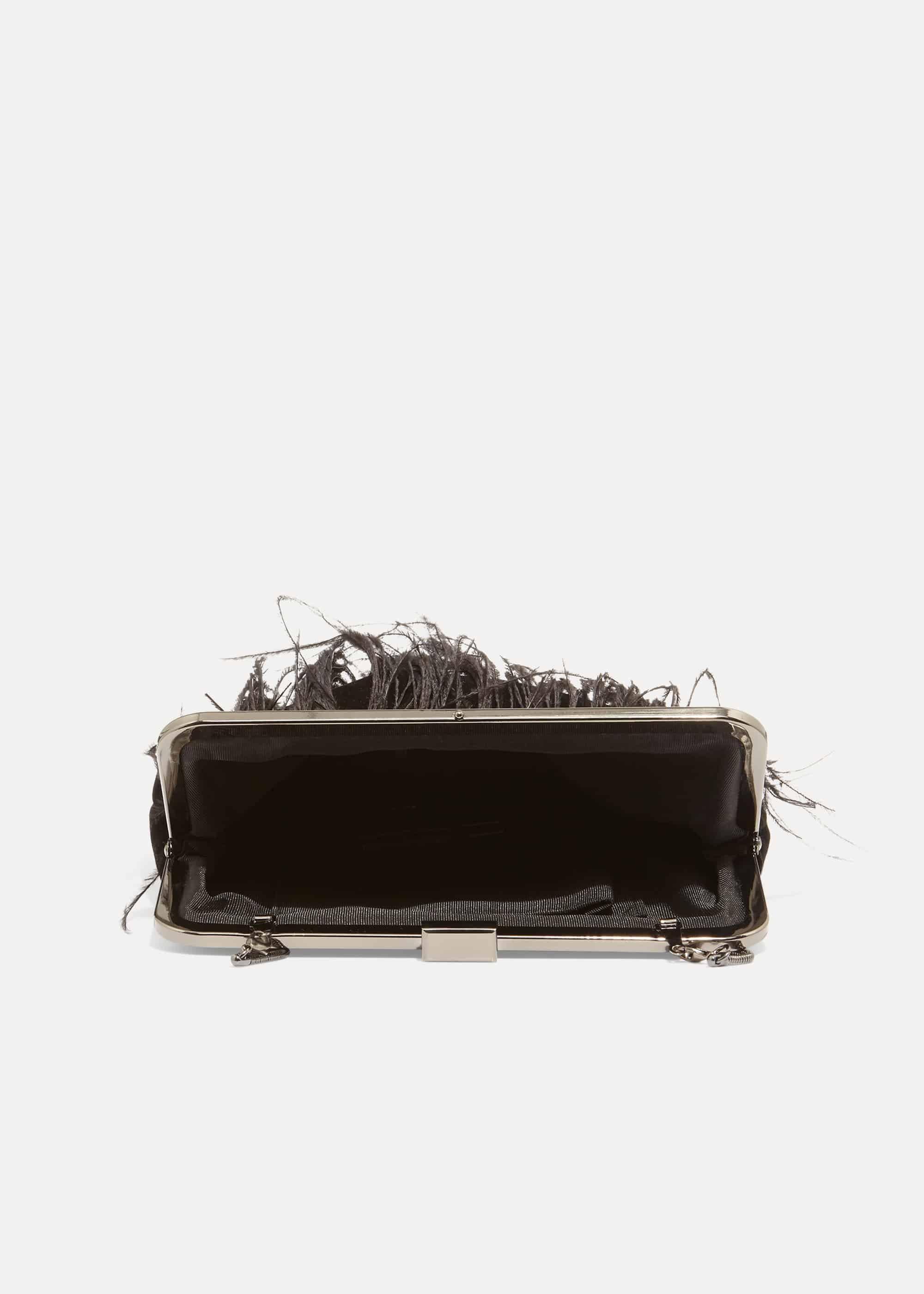 Fion Feather Clutch Bag