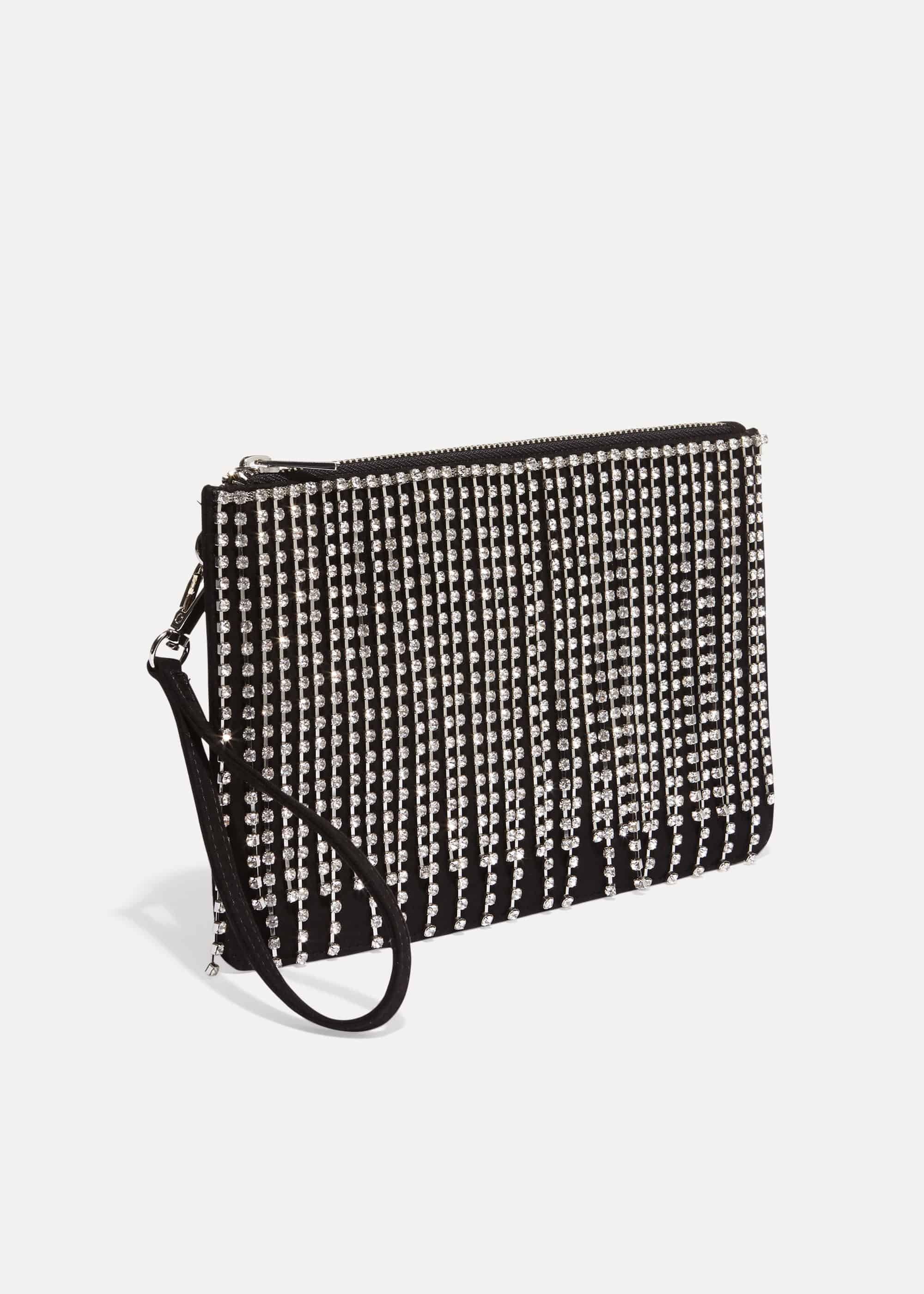 Shae Sparkle Tassel Clutch Bag