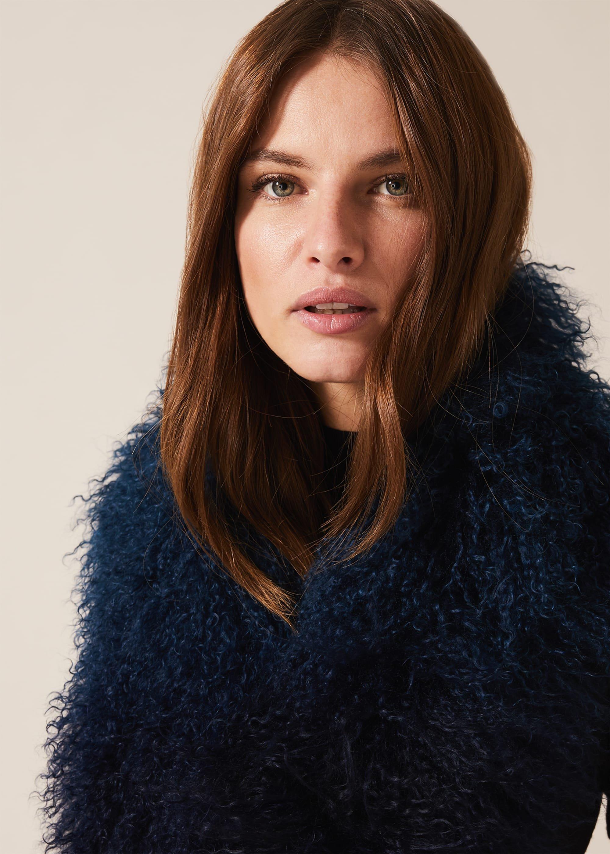Maggie Mongolian Fur Scarf
