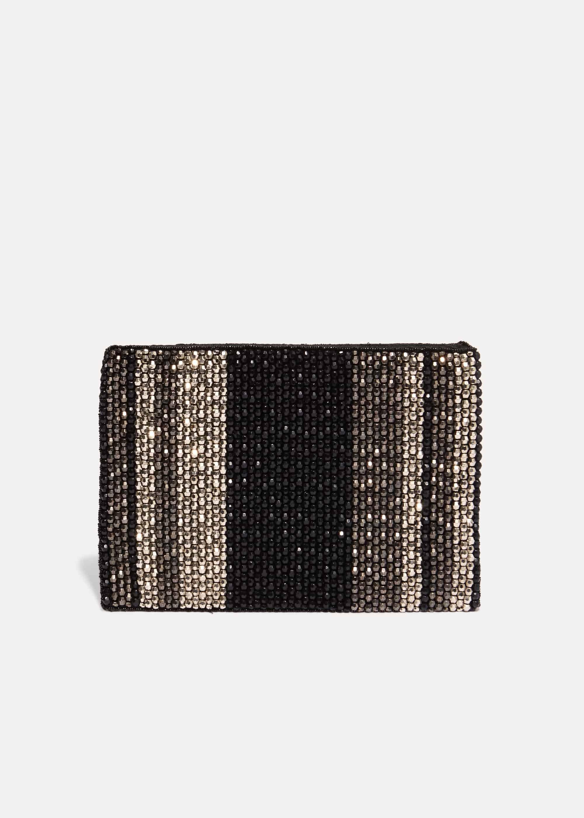 Luna Beaded Clutch Bag