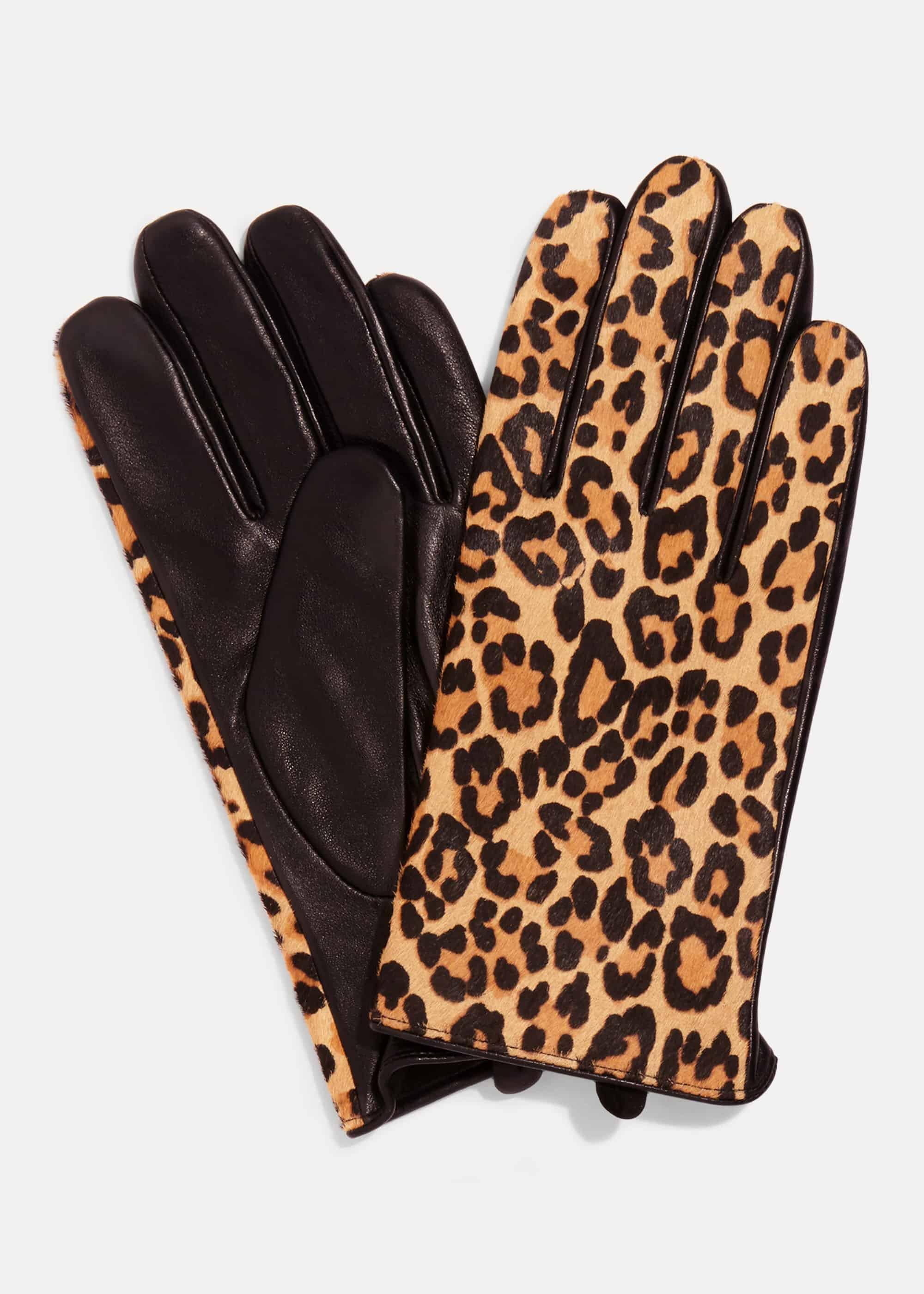 Liz Leopard Print Glove