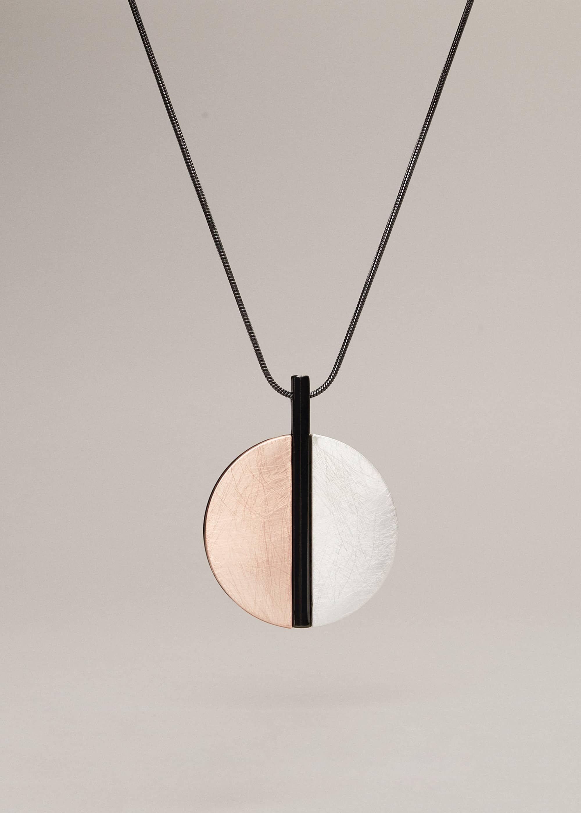 Carole Circle Pendant Necklace