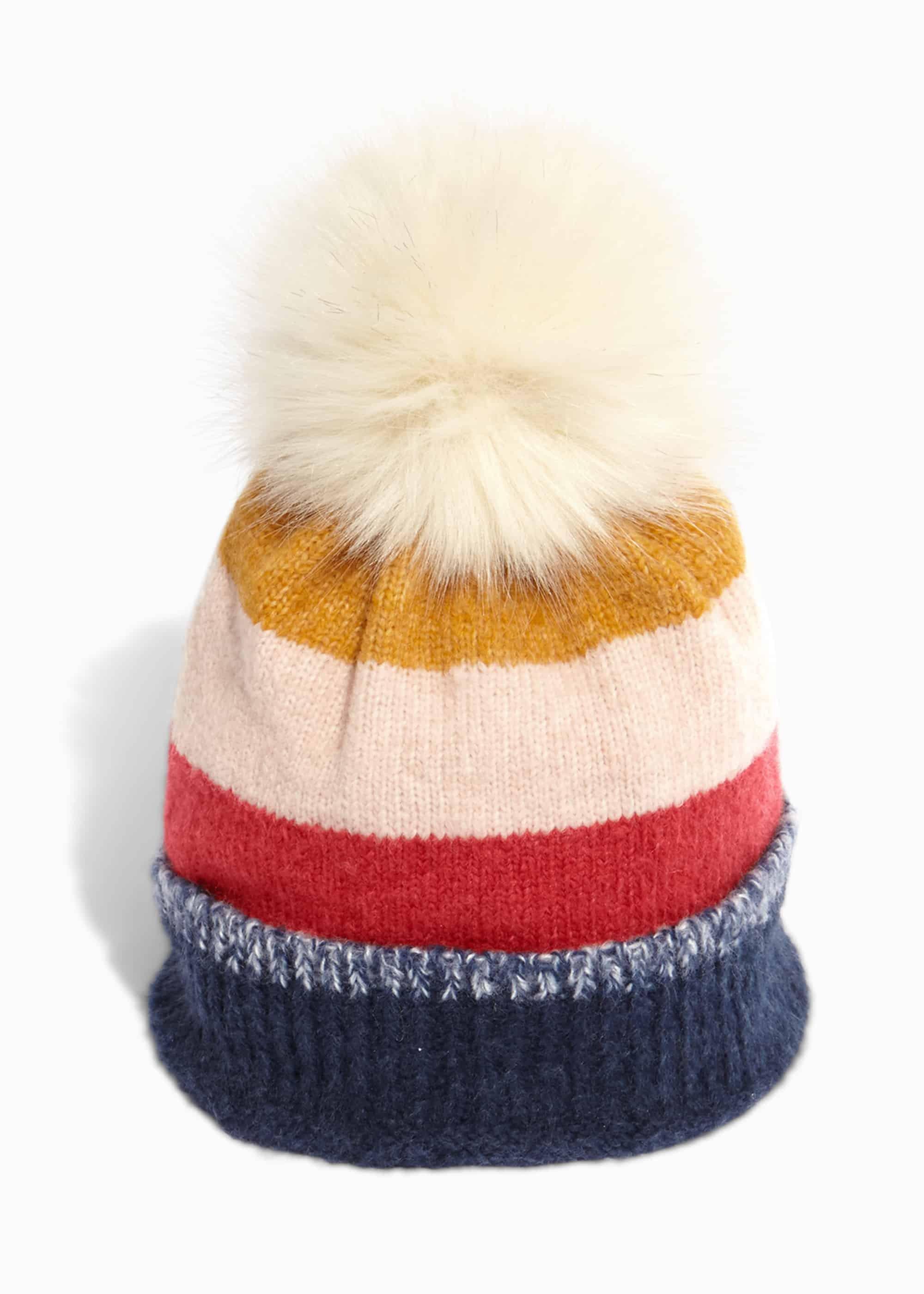 Sandy Stripe Hat And Scarf Gift Set