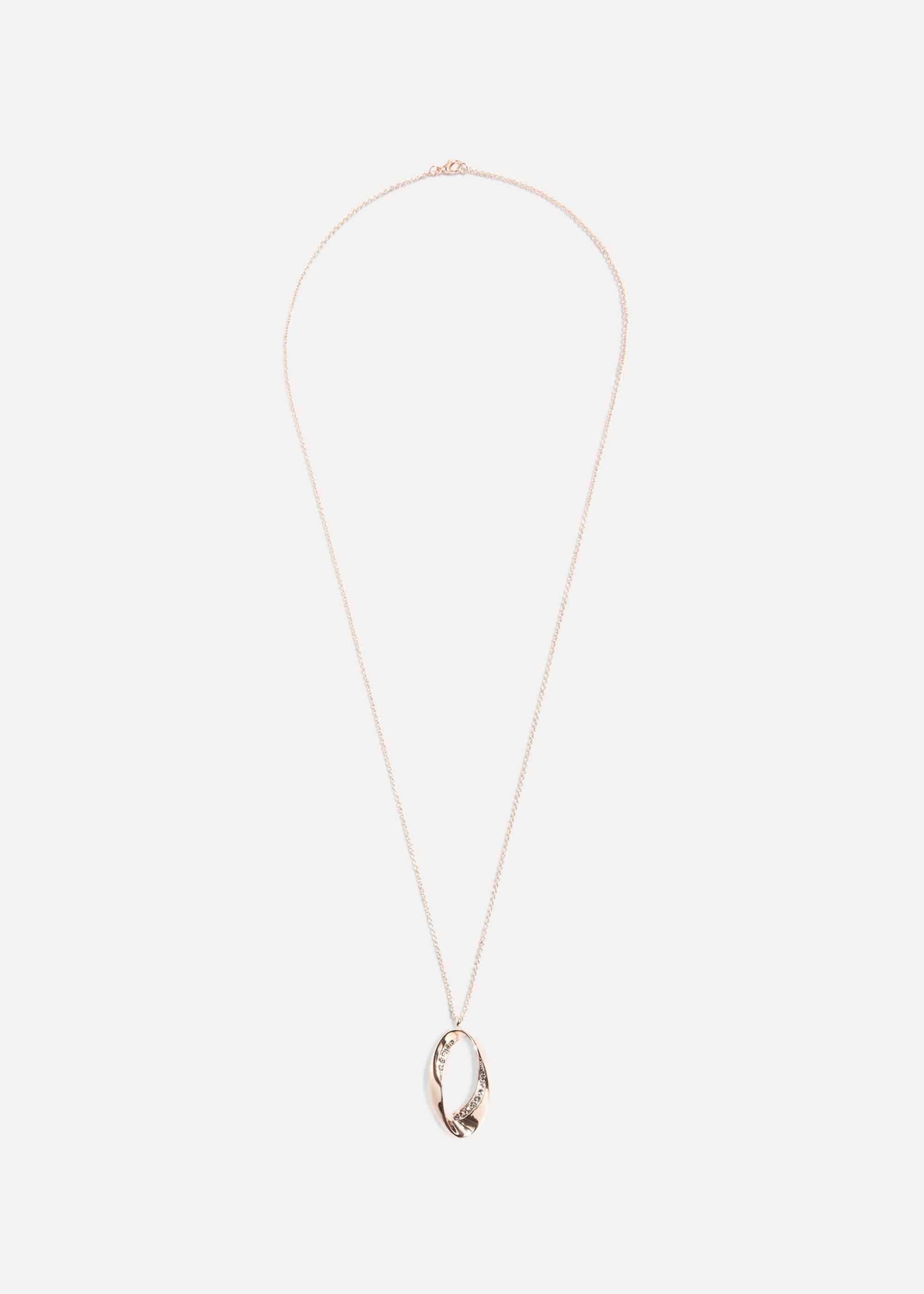Susanna Oval Sparkle Pendant