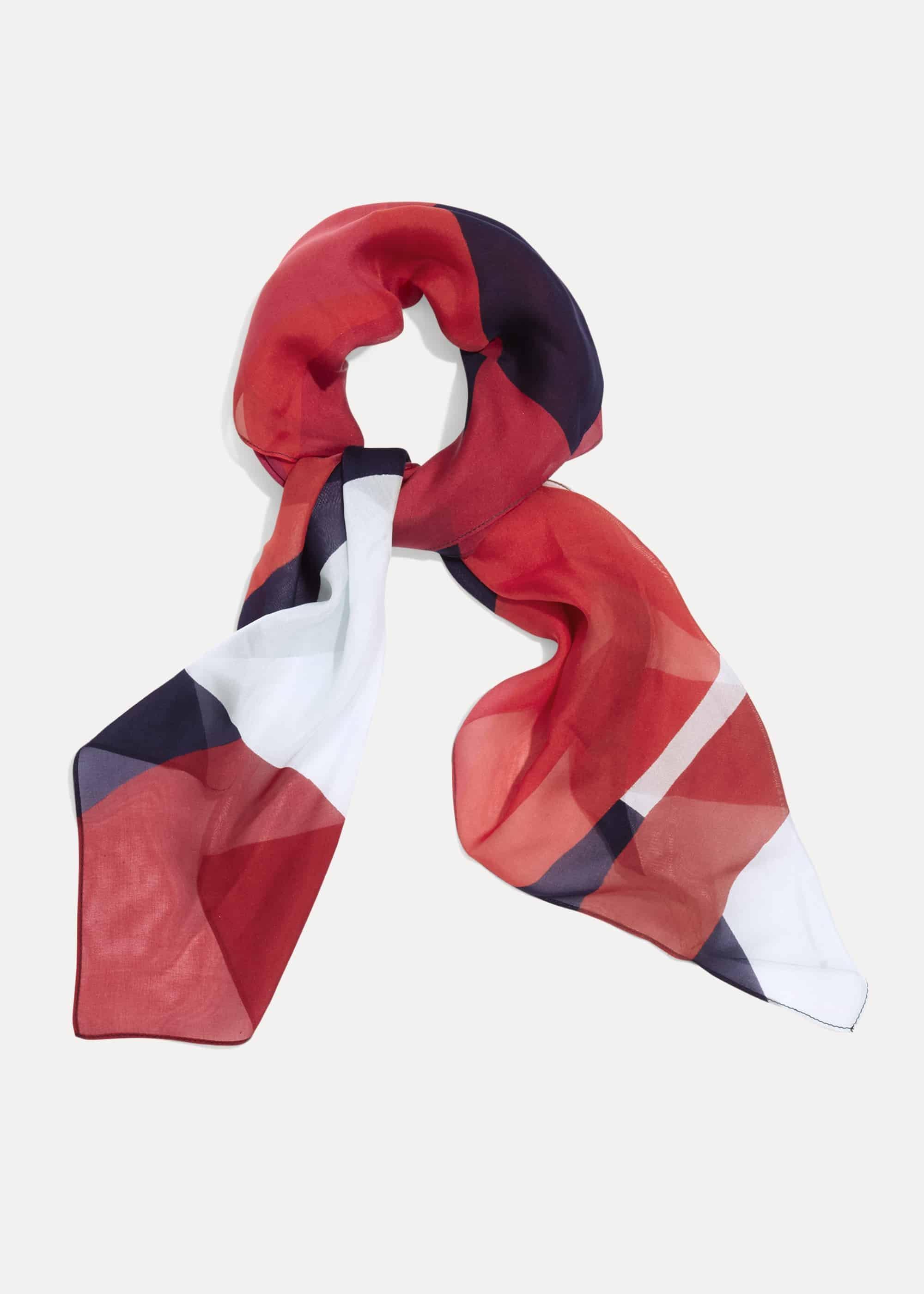 Sedina Silk Print Scarf