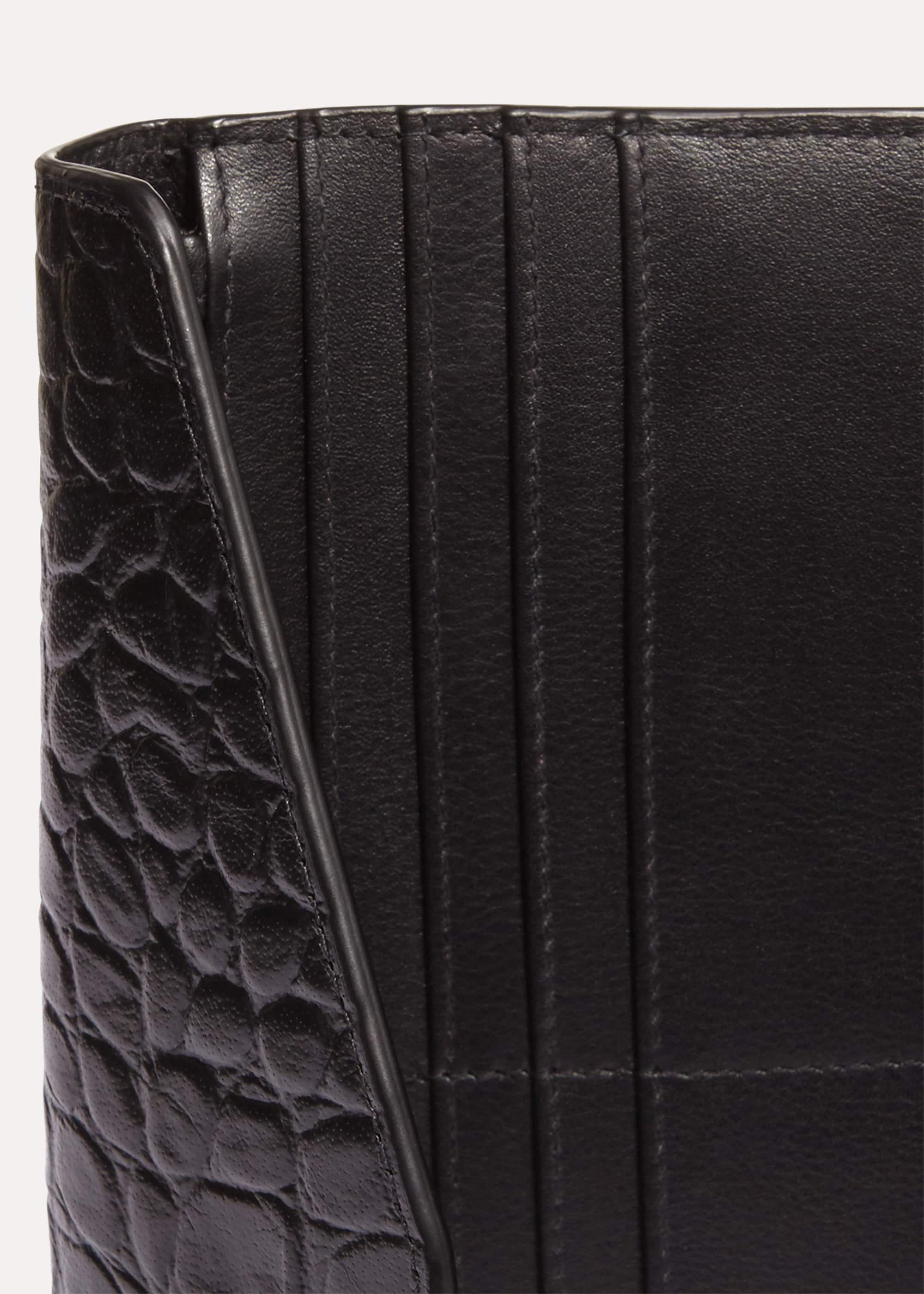 Violet Fold Over Leather Purse