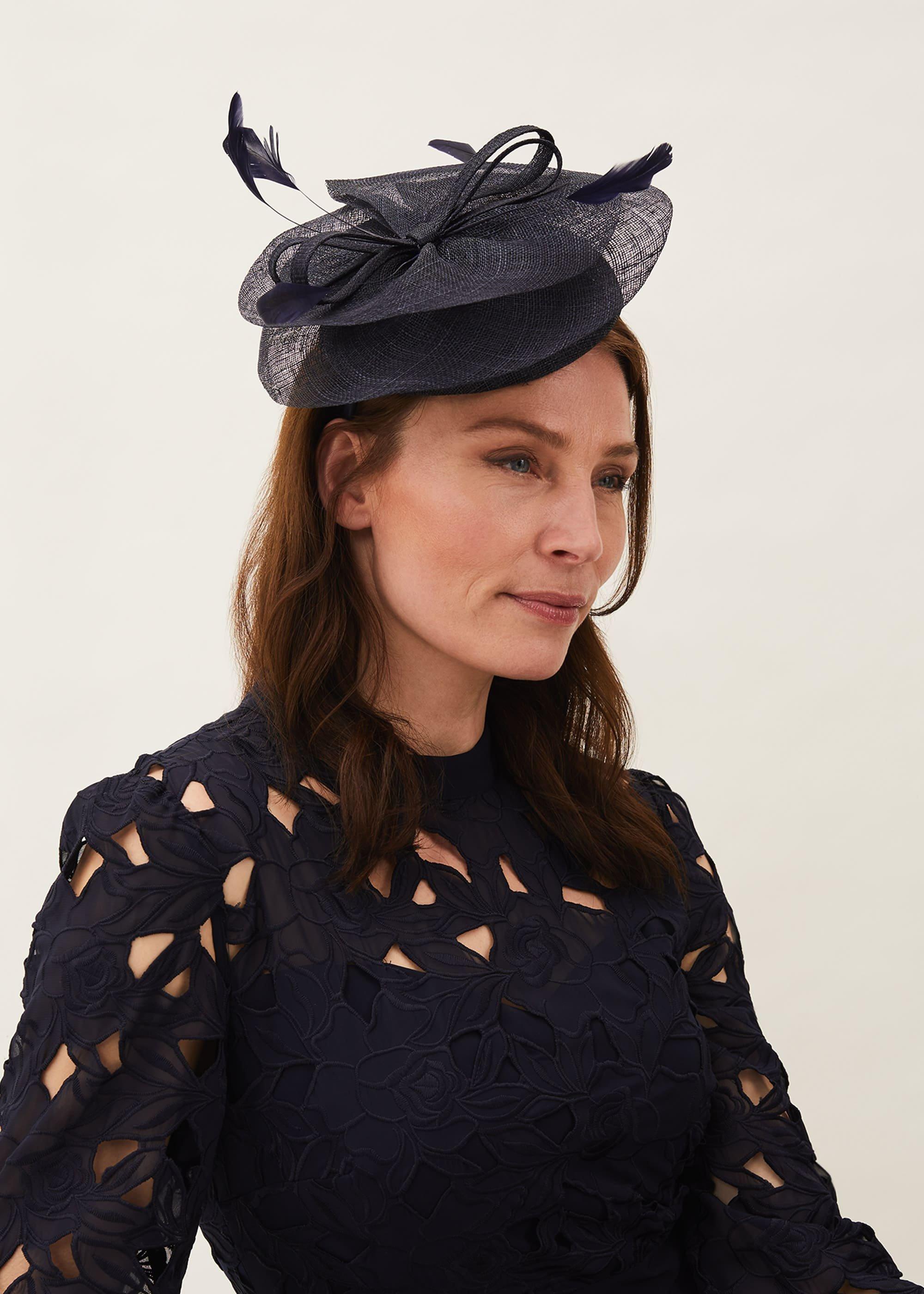 Aveline Flower Pillbox Fascinator