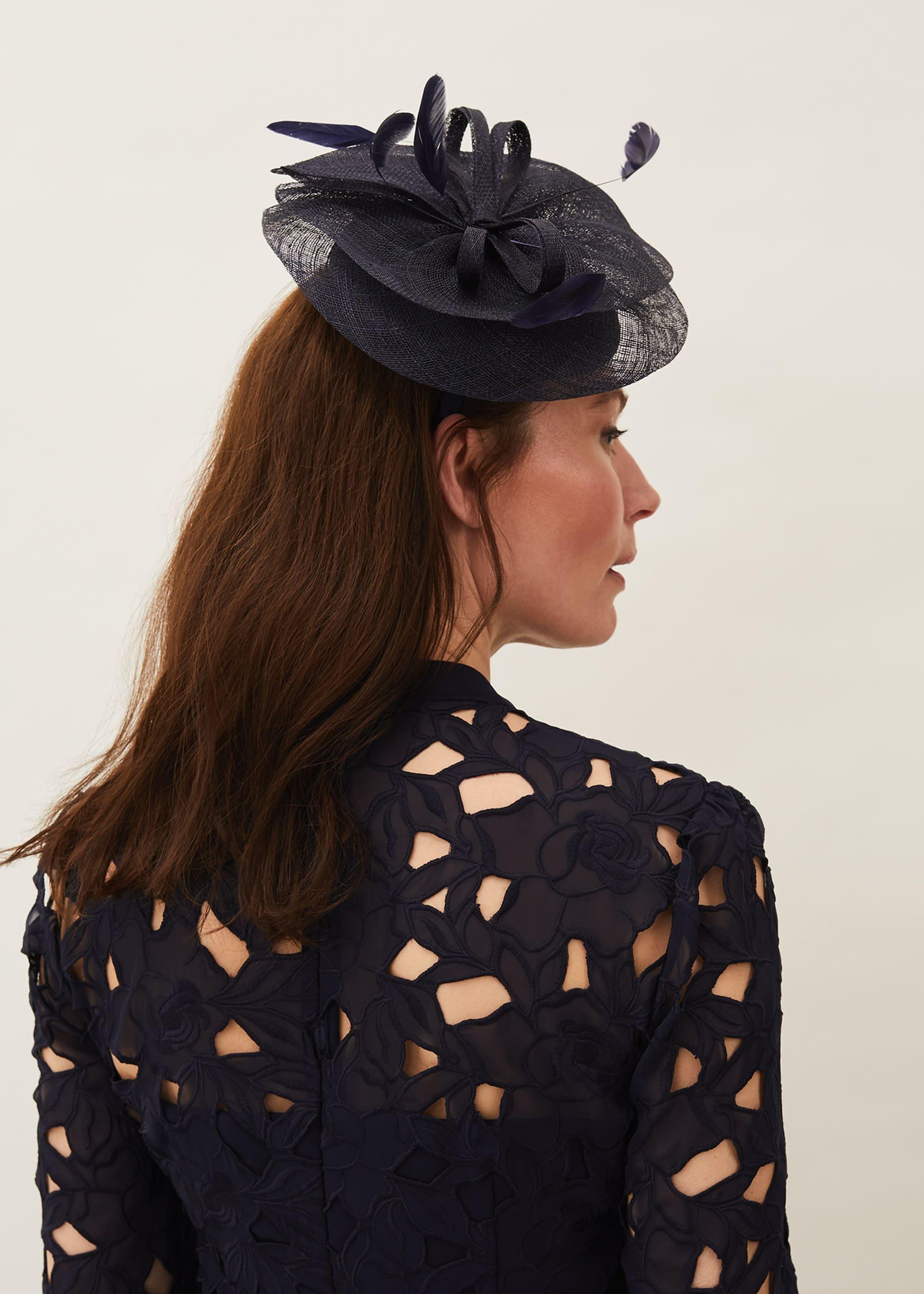 Aveline Flower Pillbox Fascinator