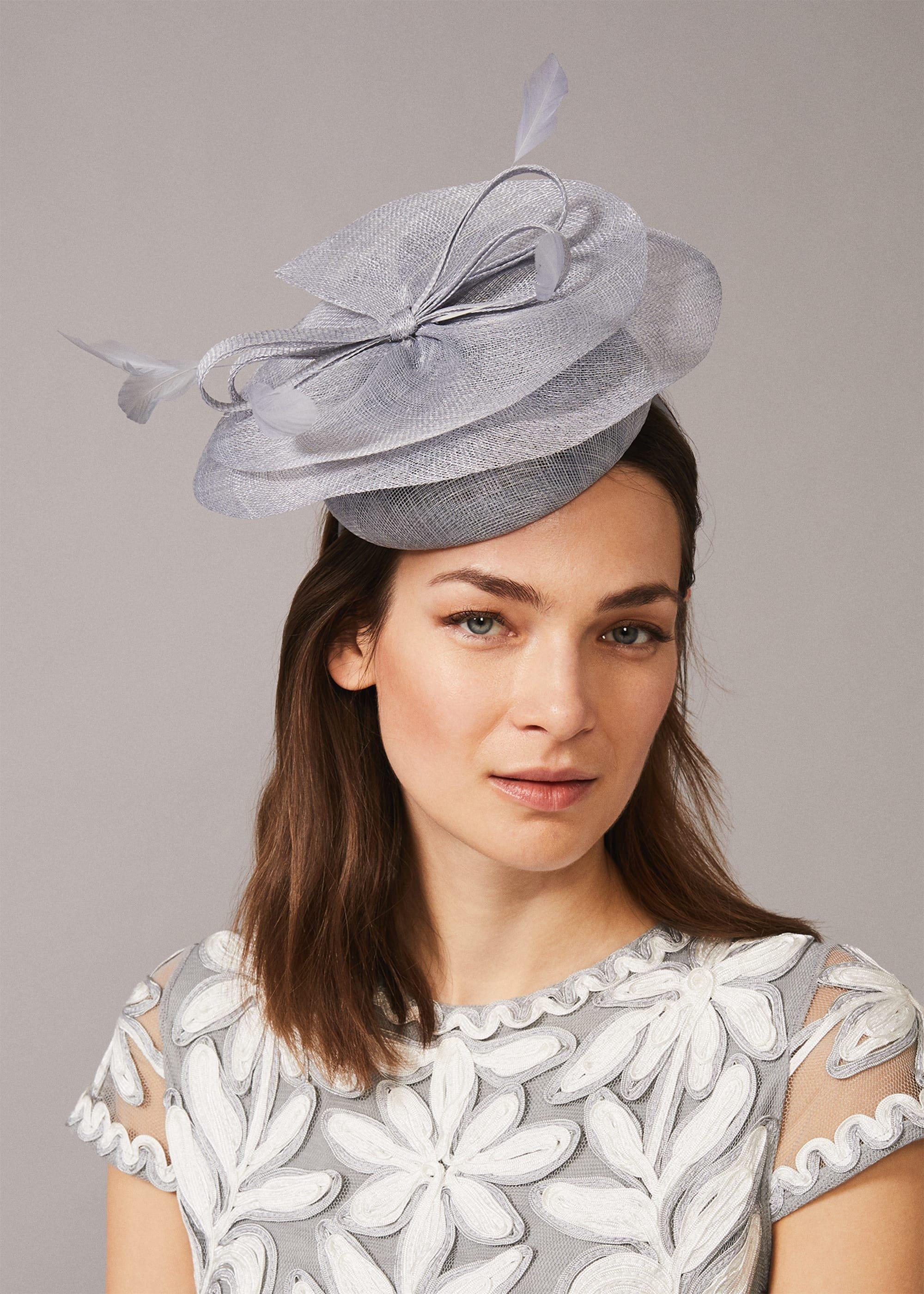 Aveline Flower Pillbox Fascinator