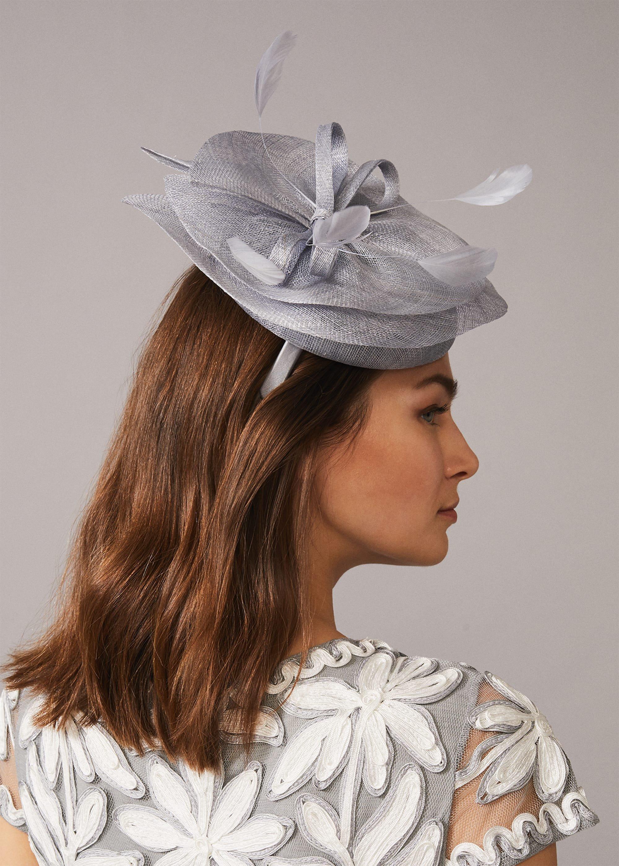 Aveline Flower Pillbox Fascinator
