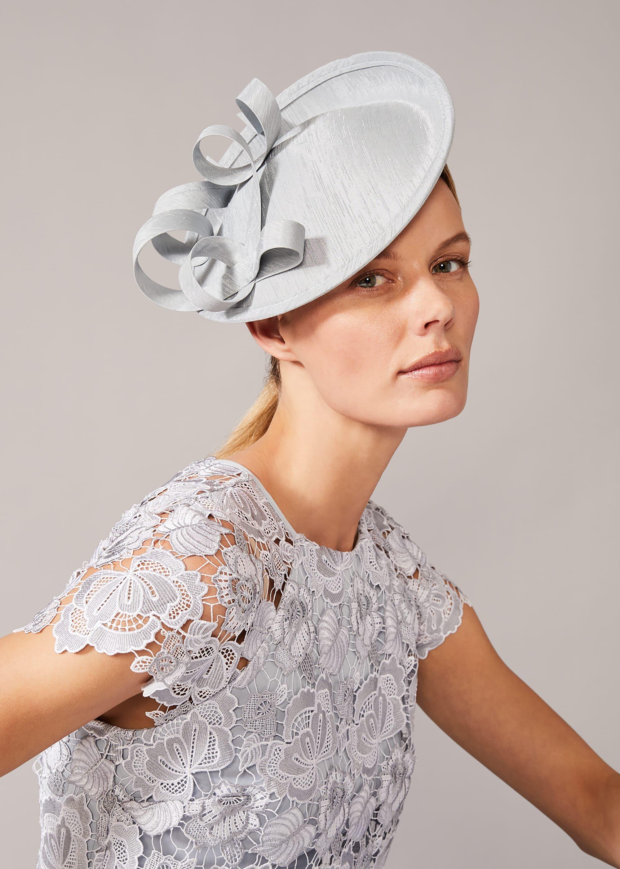 Joana Shantung Silk Disc Fascinator