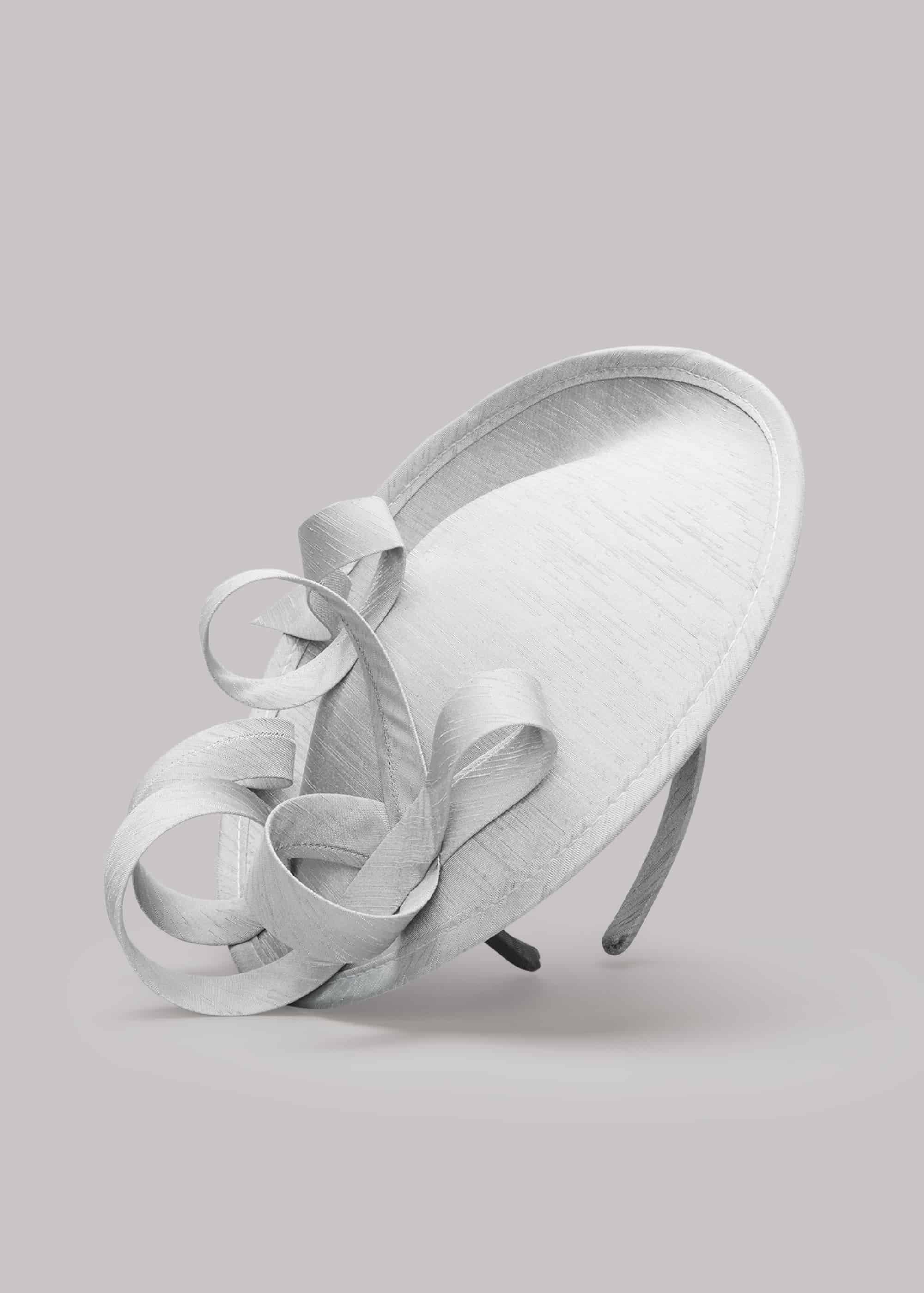 Joana Shantung Silk Disc Fascinator