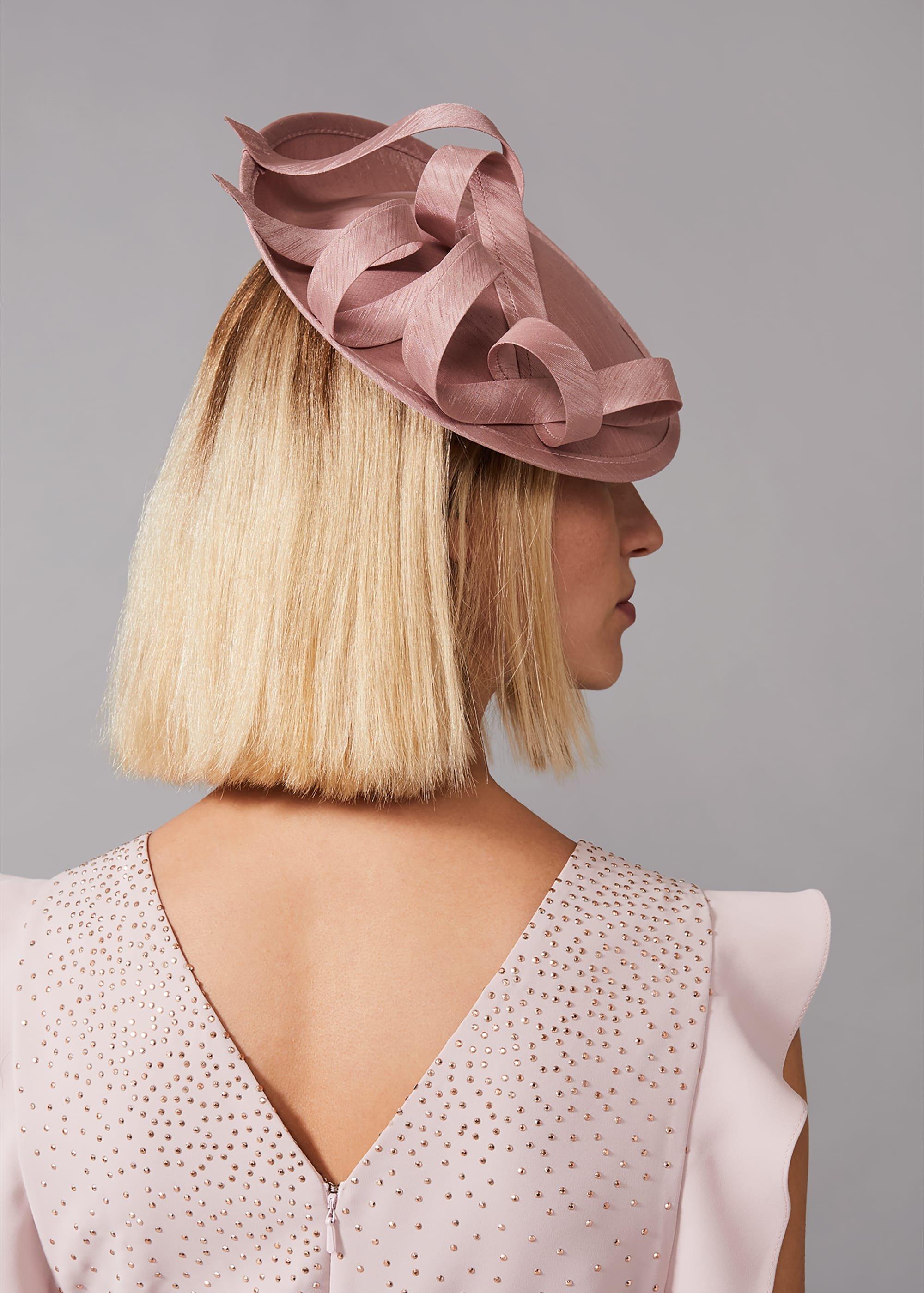 Joana Shantung Silk Disc Fascinator