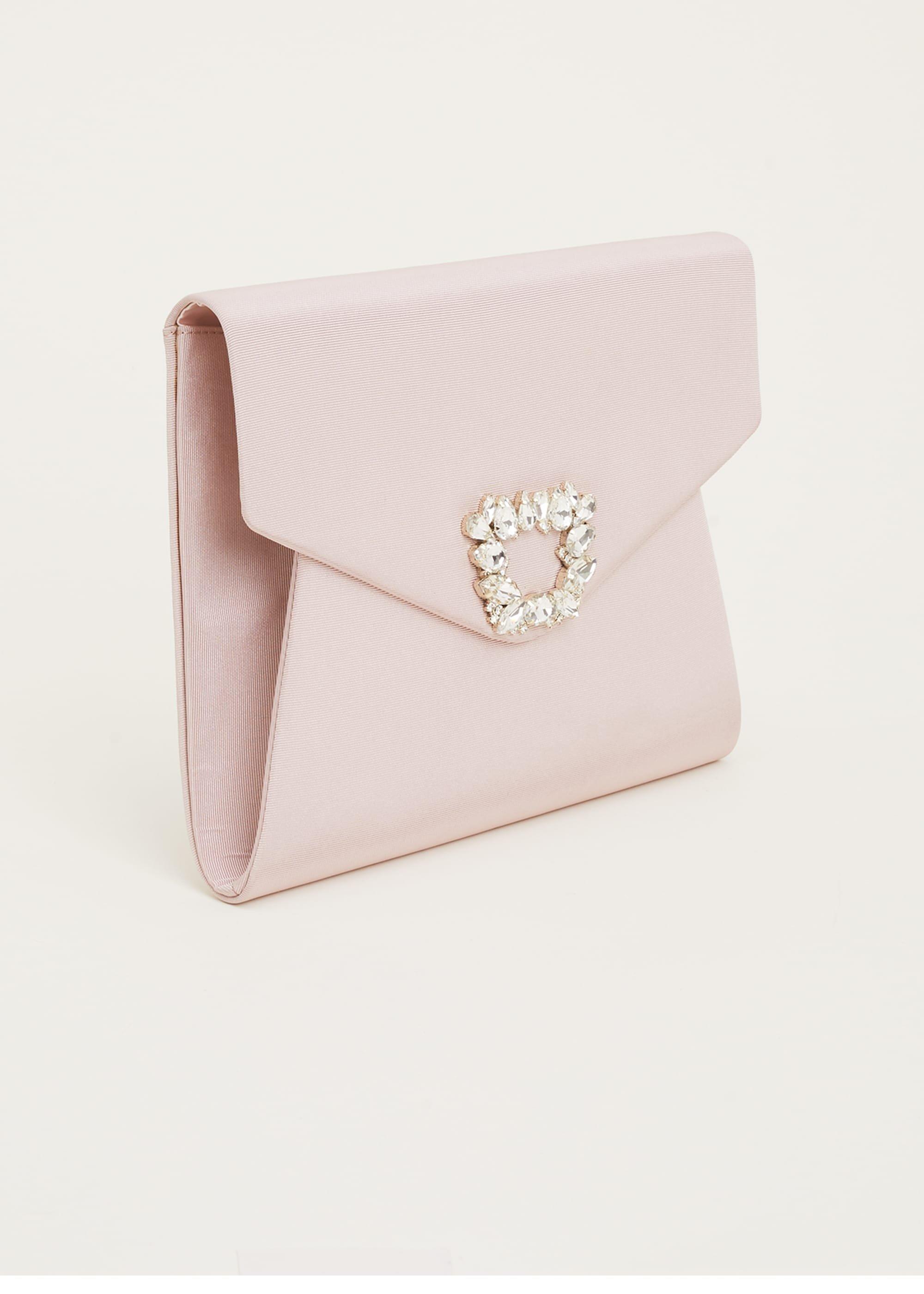 Dasha Grosgrain Jewelled Clutch Bag