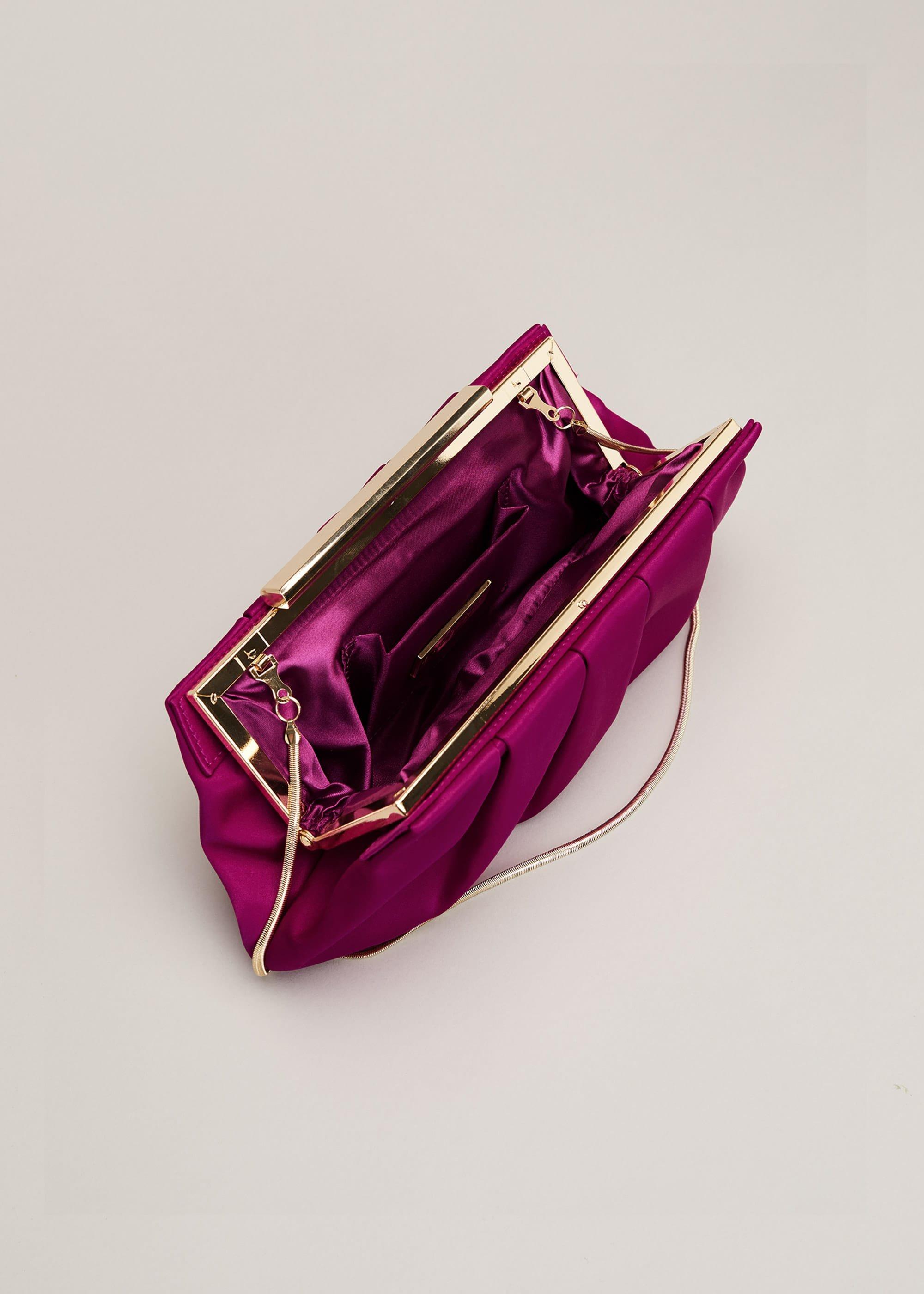 Sonja Soft Satin Clutch