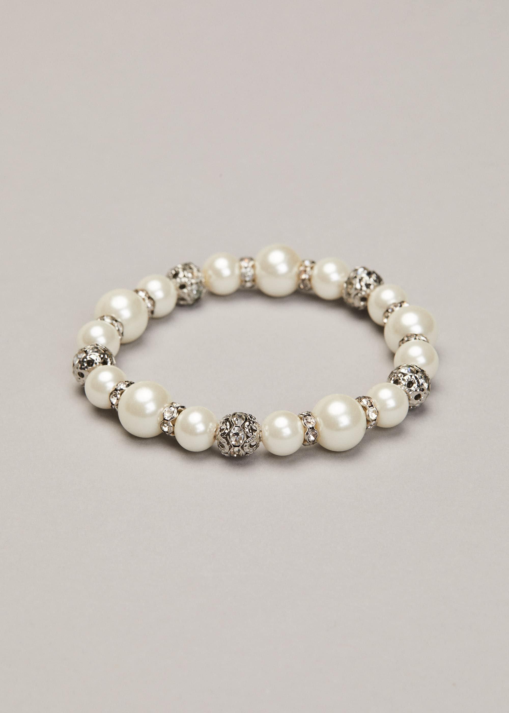 Parma Pearl And Crystal Bracelet