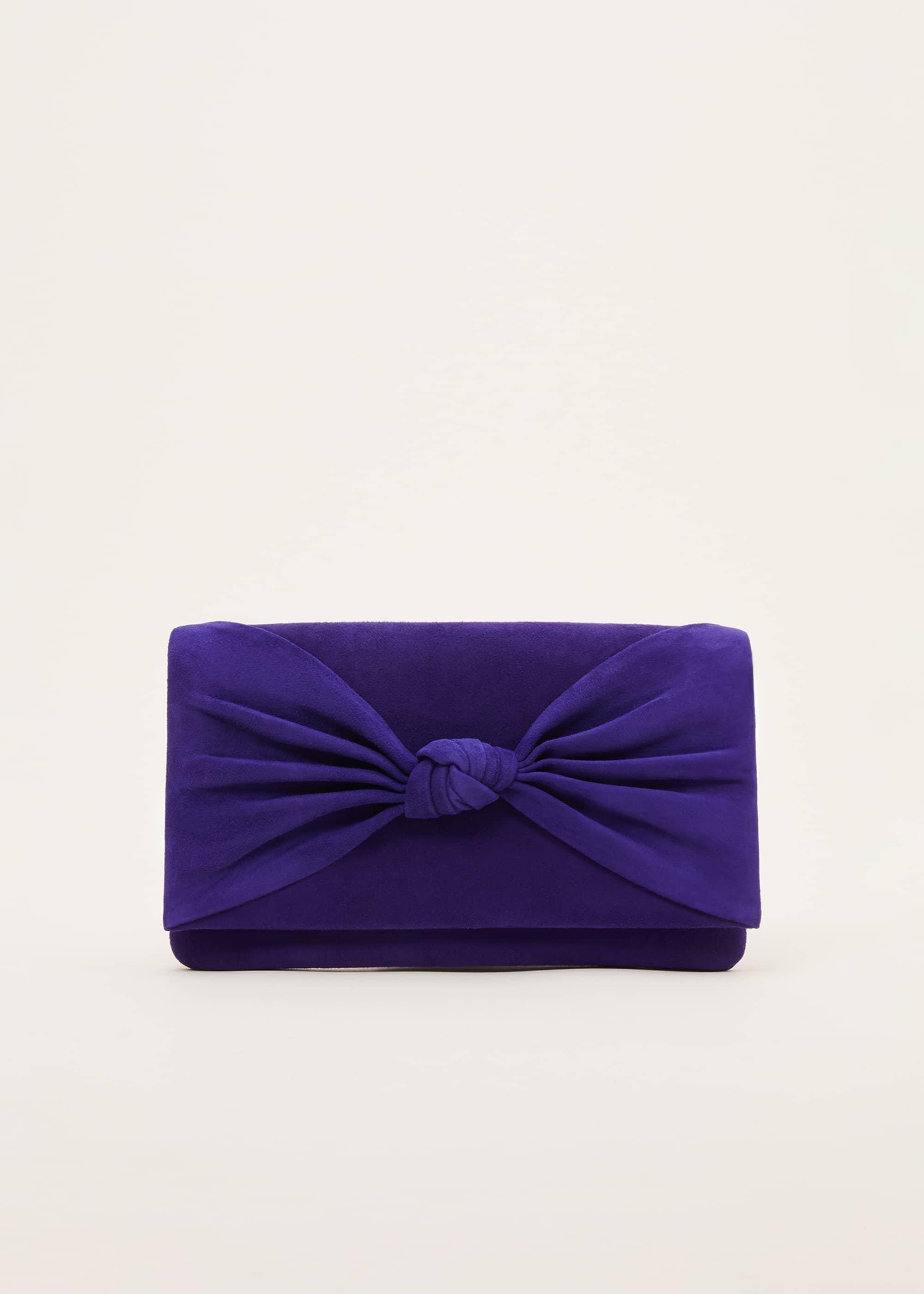 Carrie Knot Front Clutch Bag