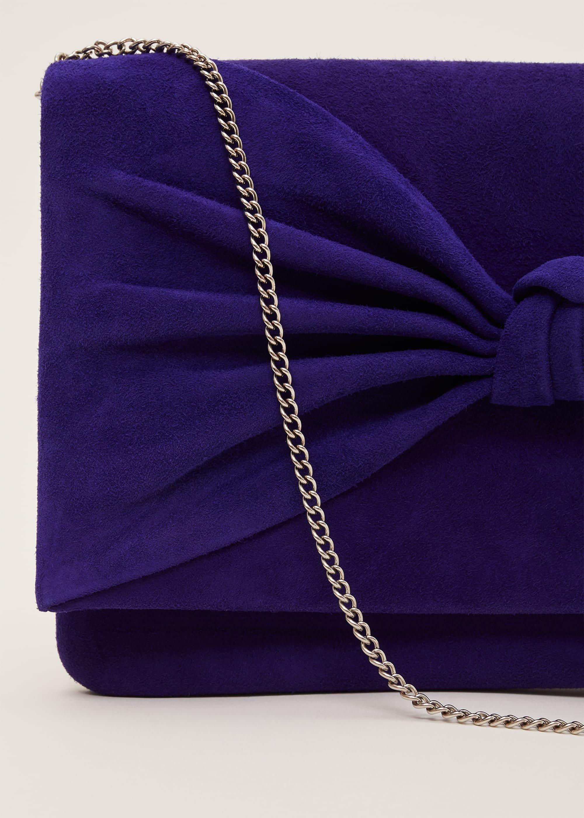 Carrie Knot Front Clutch Bag