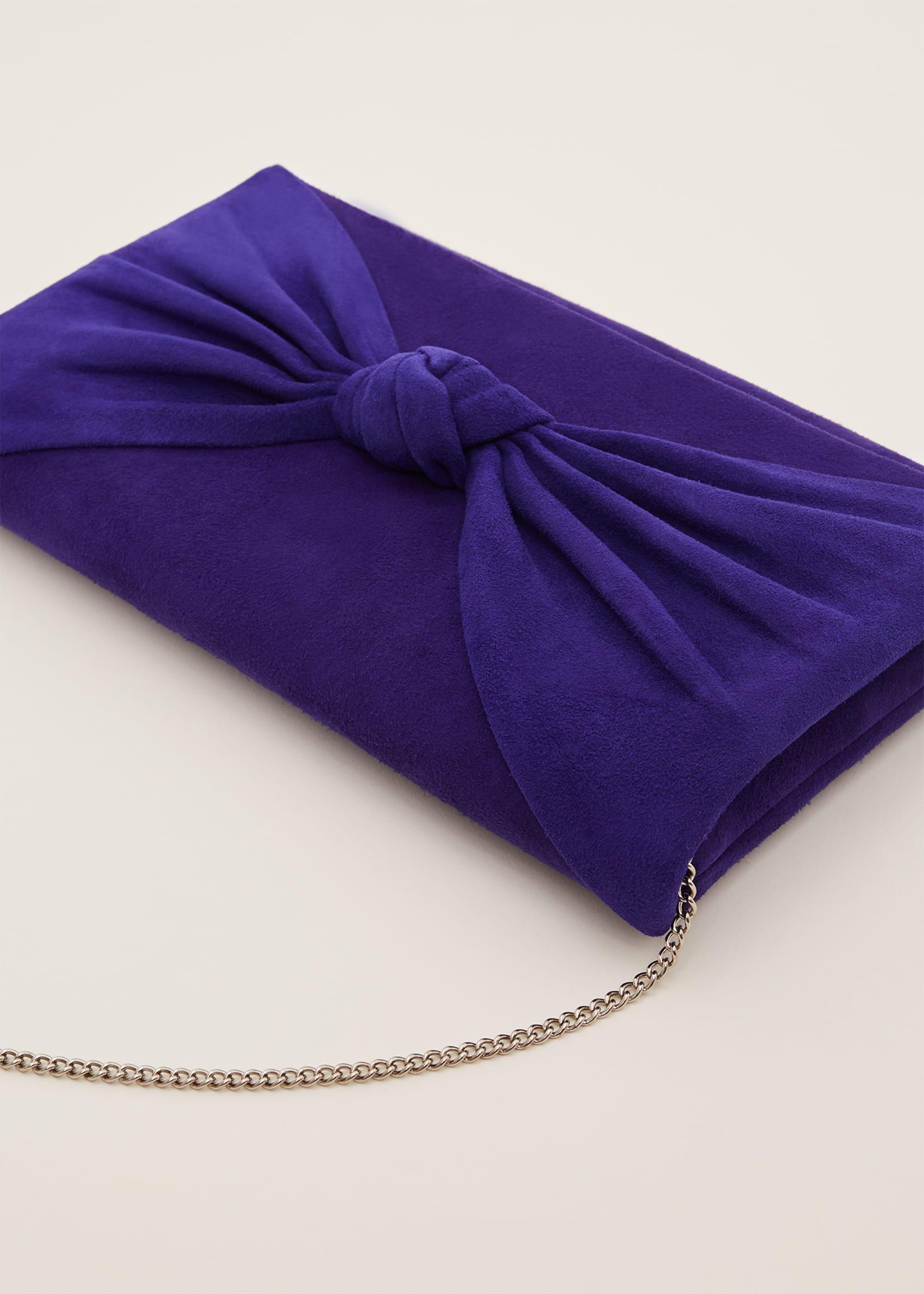 Carrie Knot Front Clutch Bag