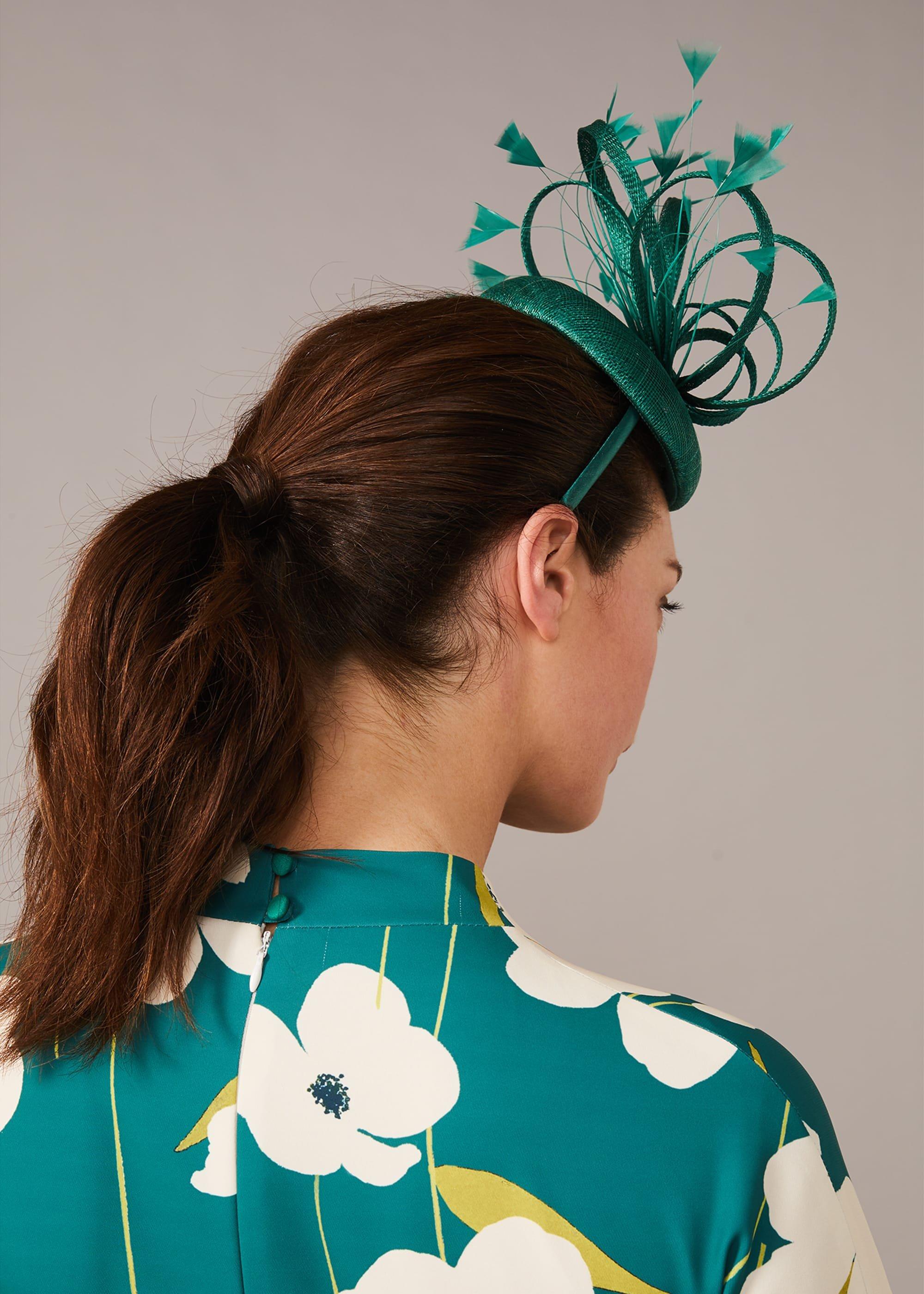 Paloma Feather Pillbox Fascinator