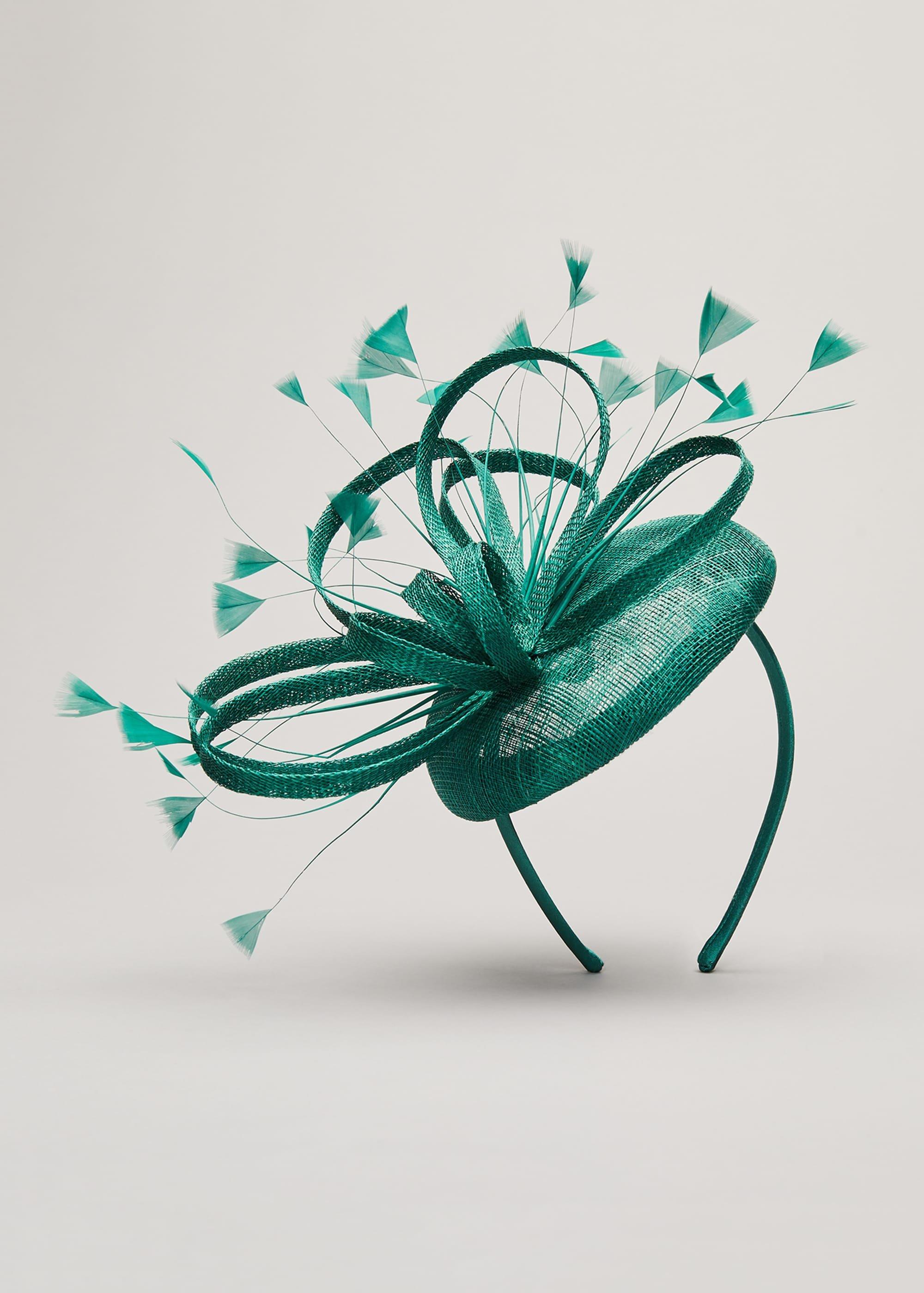 Paloma Feather Pillbox Fascinator