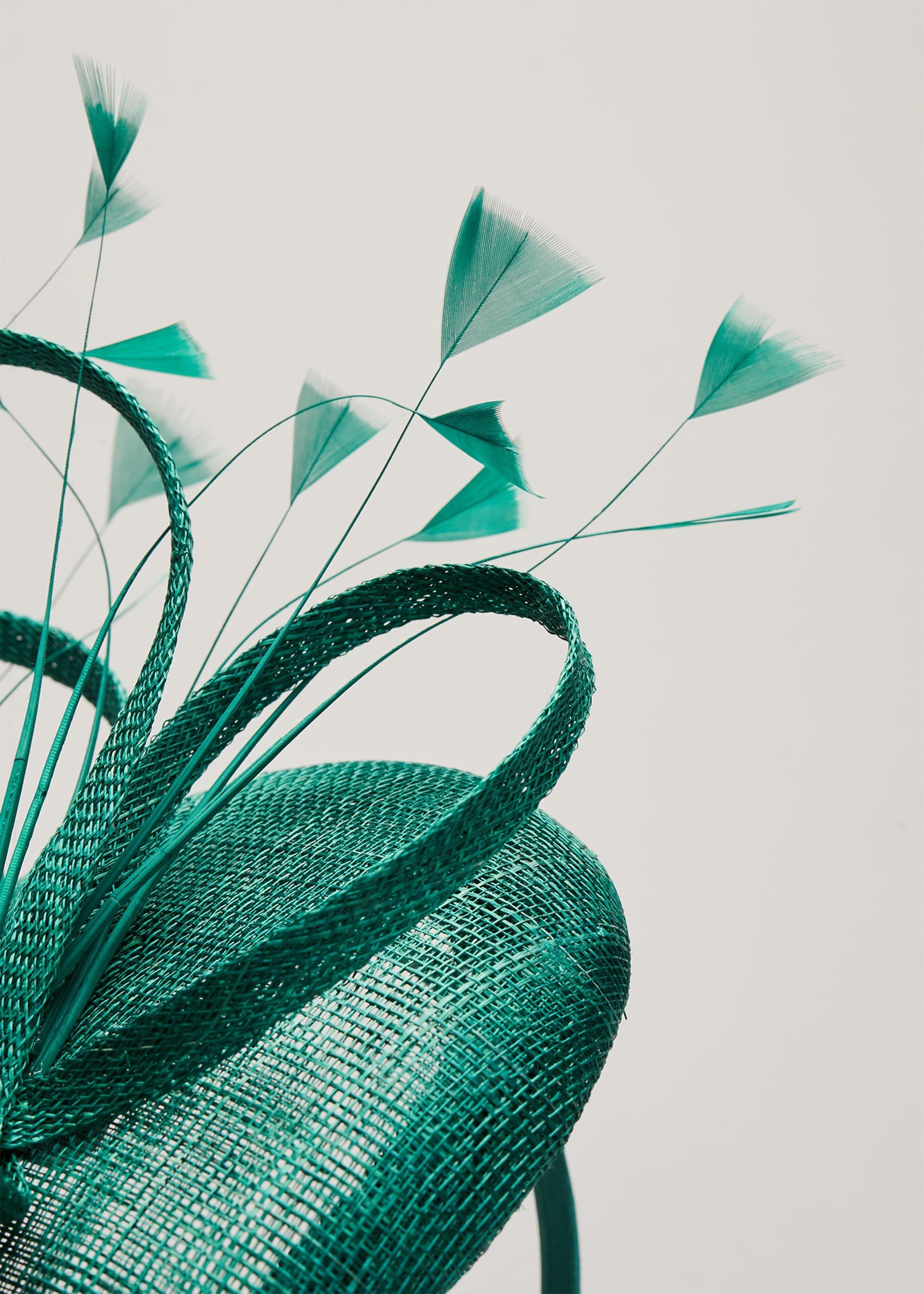 Paloma Feather Pillbox Fascinator
