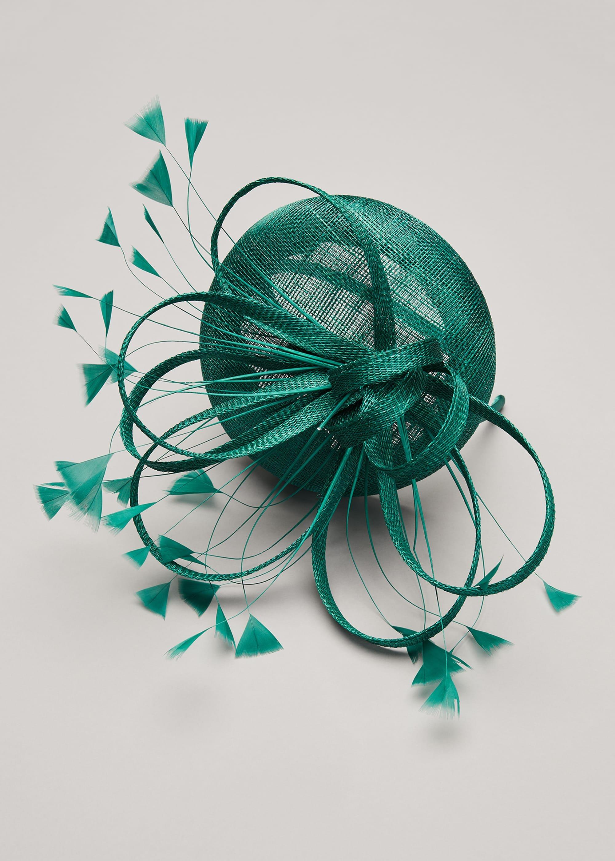 Paloma Feather Pillbox Fascinator