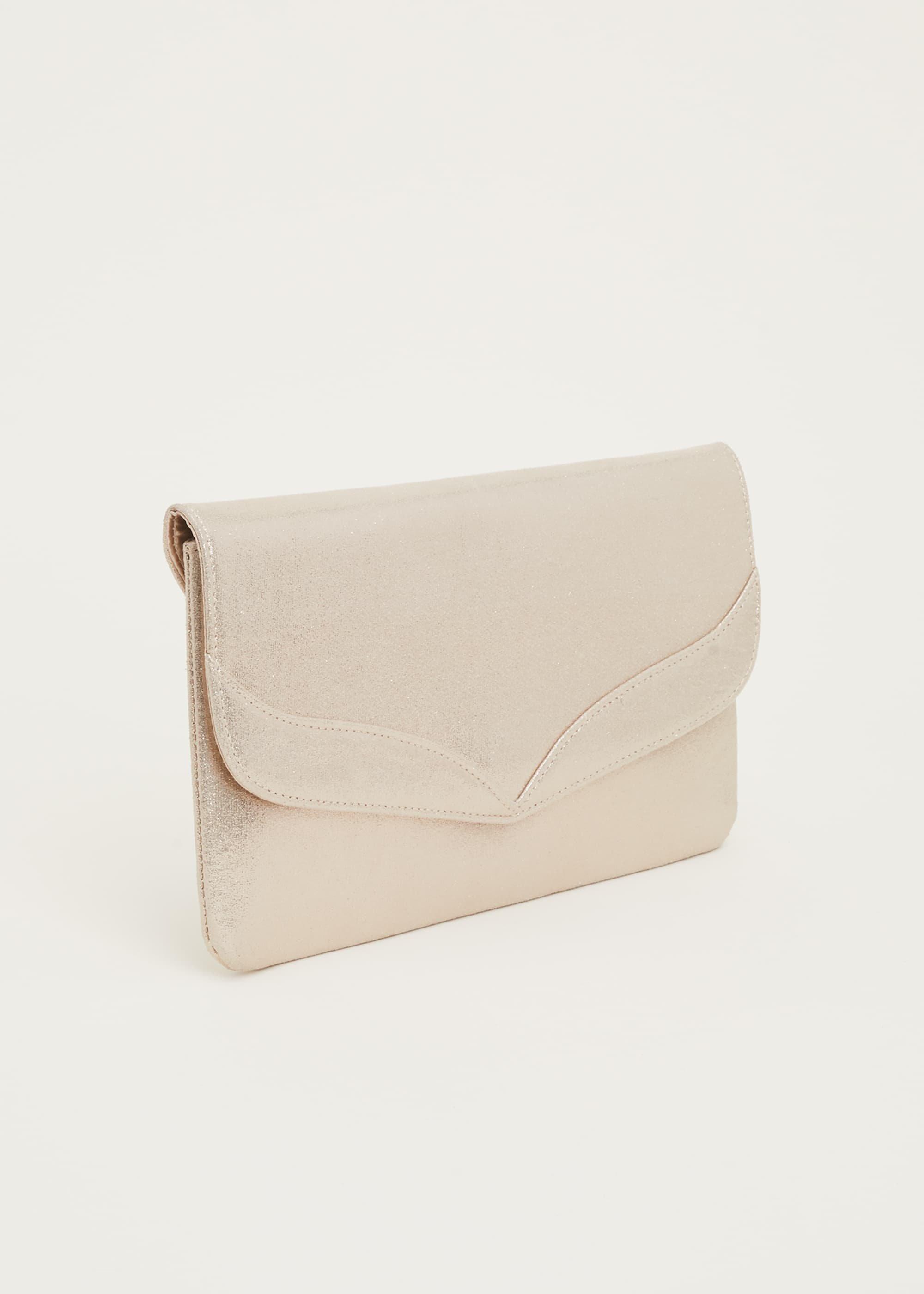 Caitlin Metallic Clutch Bag