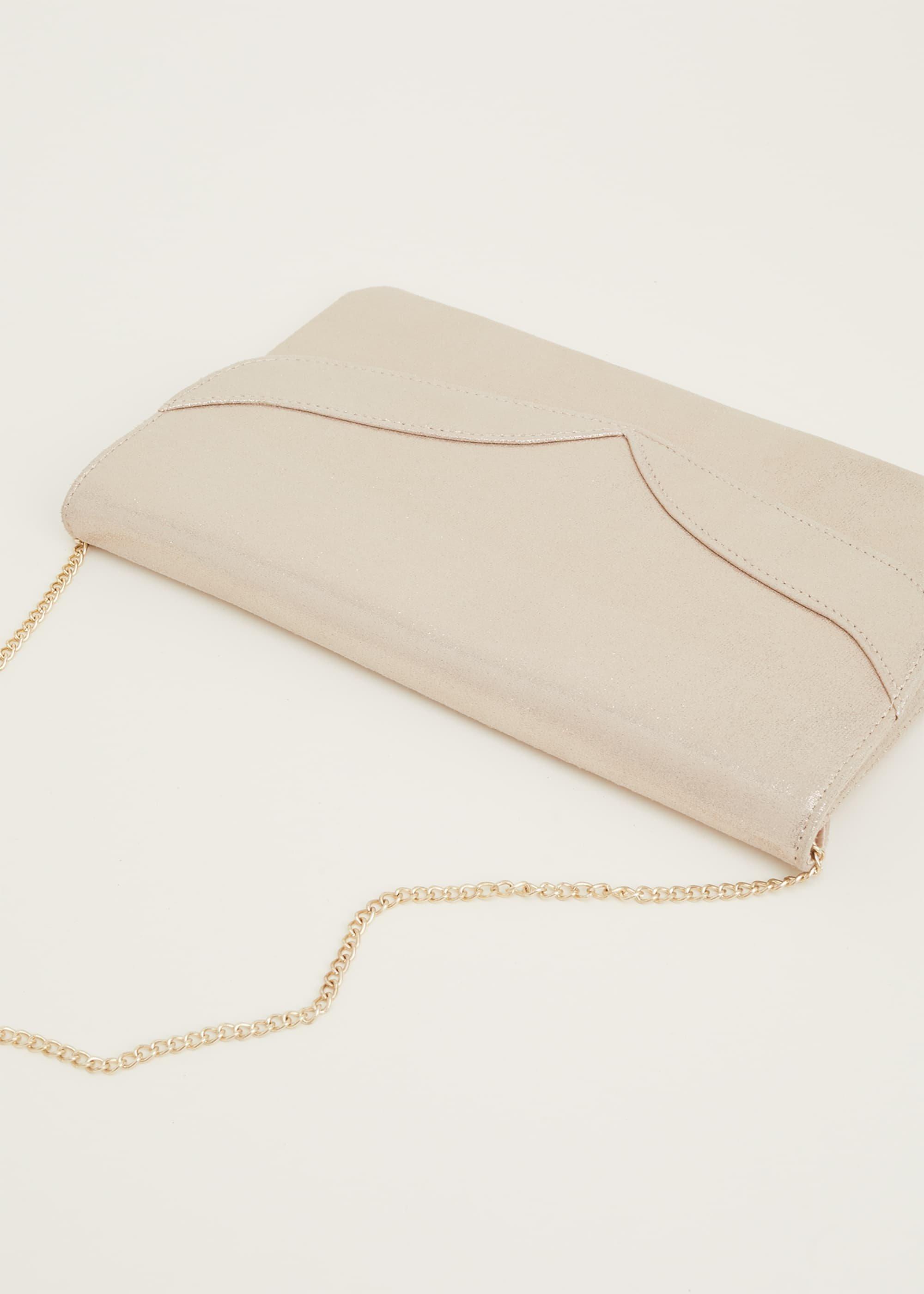 Caitlin Metallic Clutch Bag