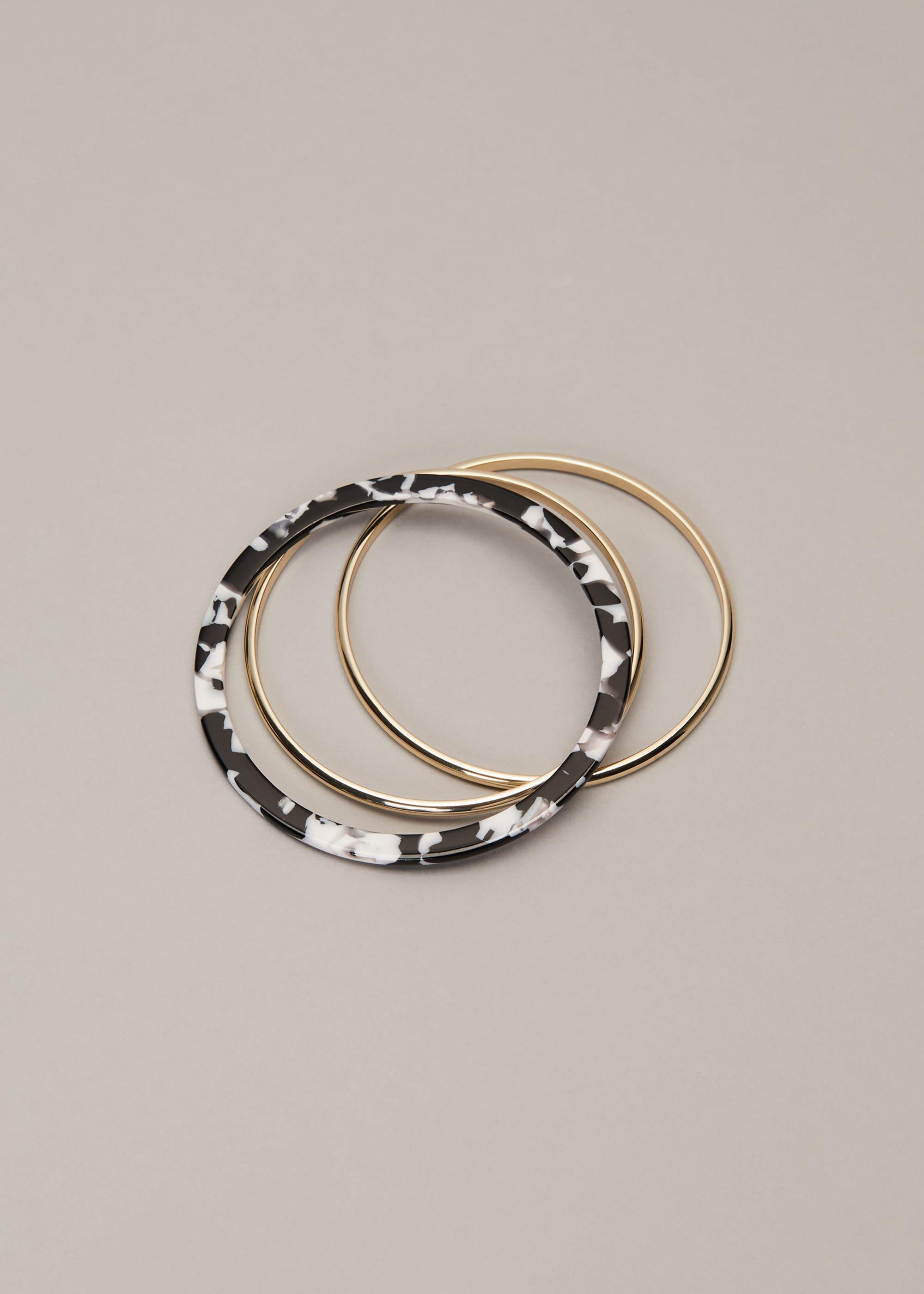 Angie Resin Bangle Set