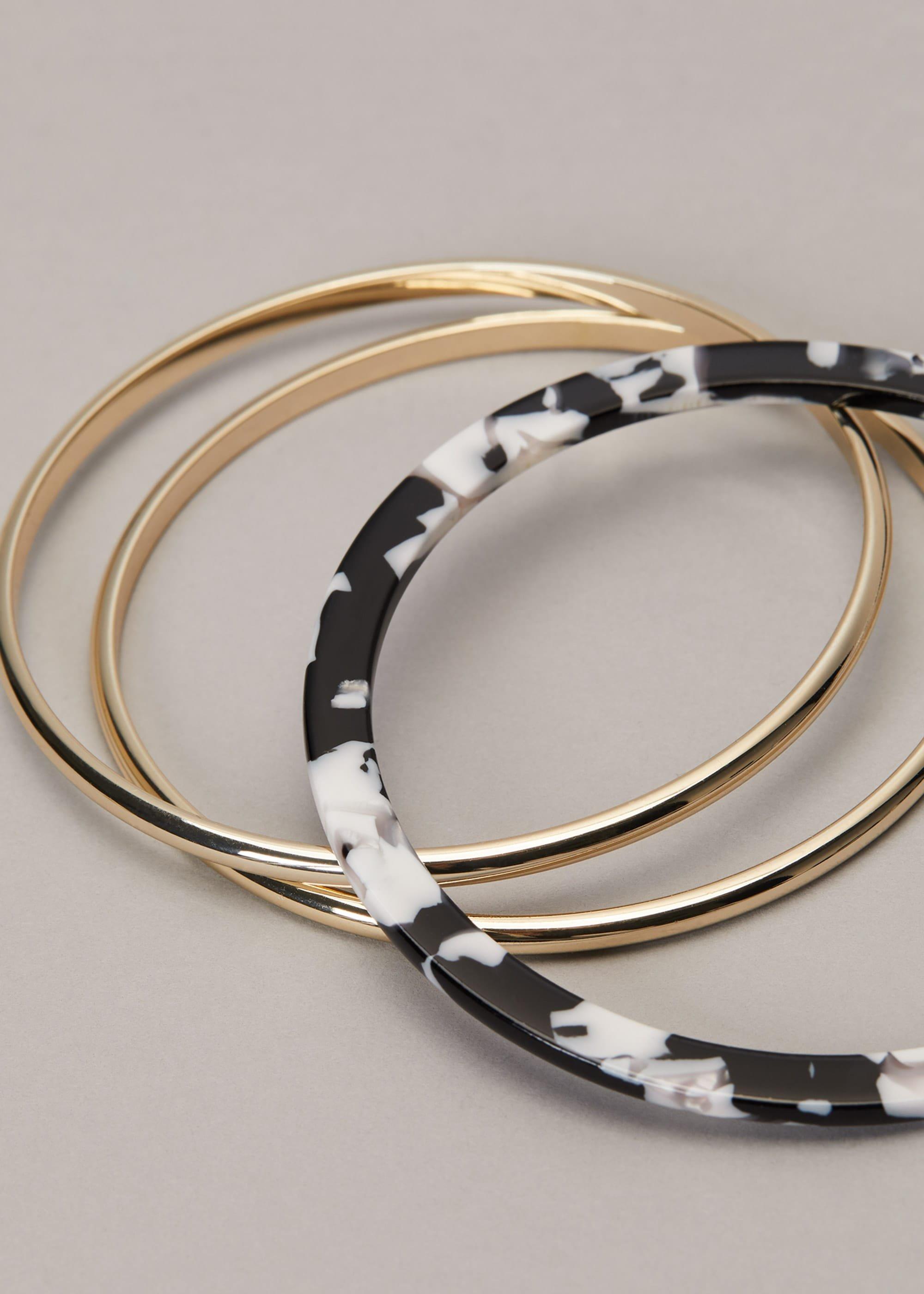 Angie Resin Bangle Set