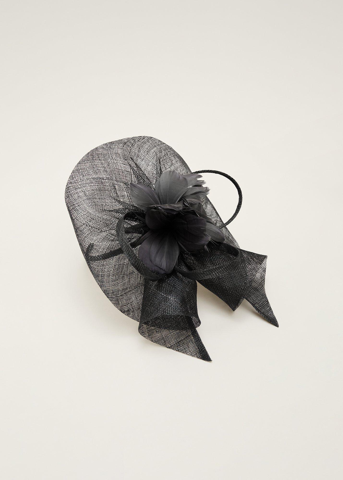 Sorrel Feather Flower Fascinator