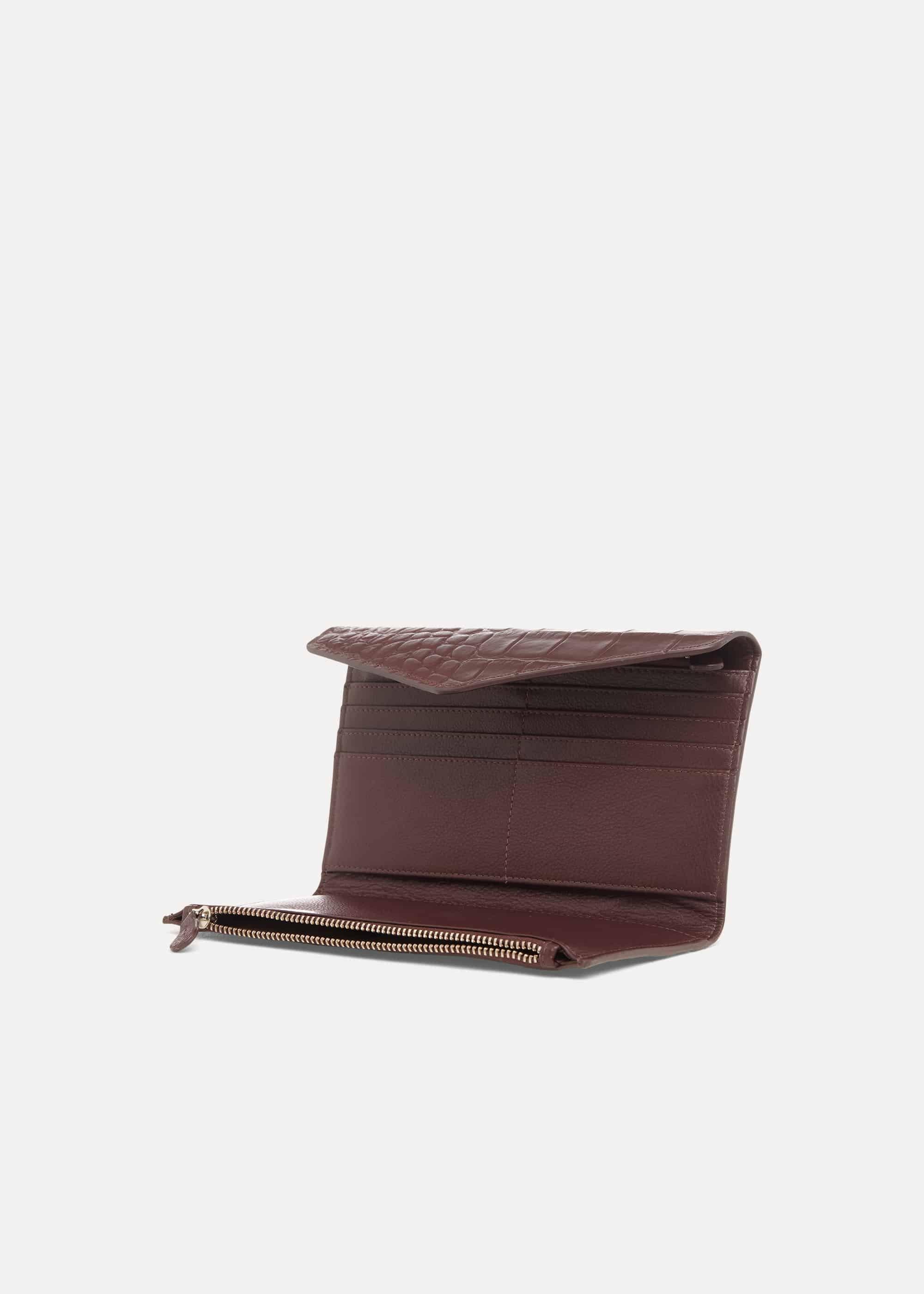 Violet Foldover Purse