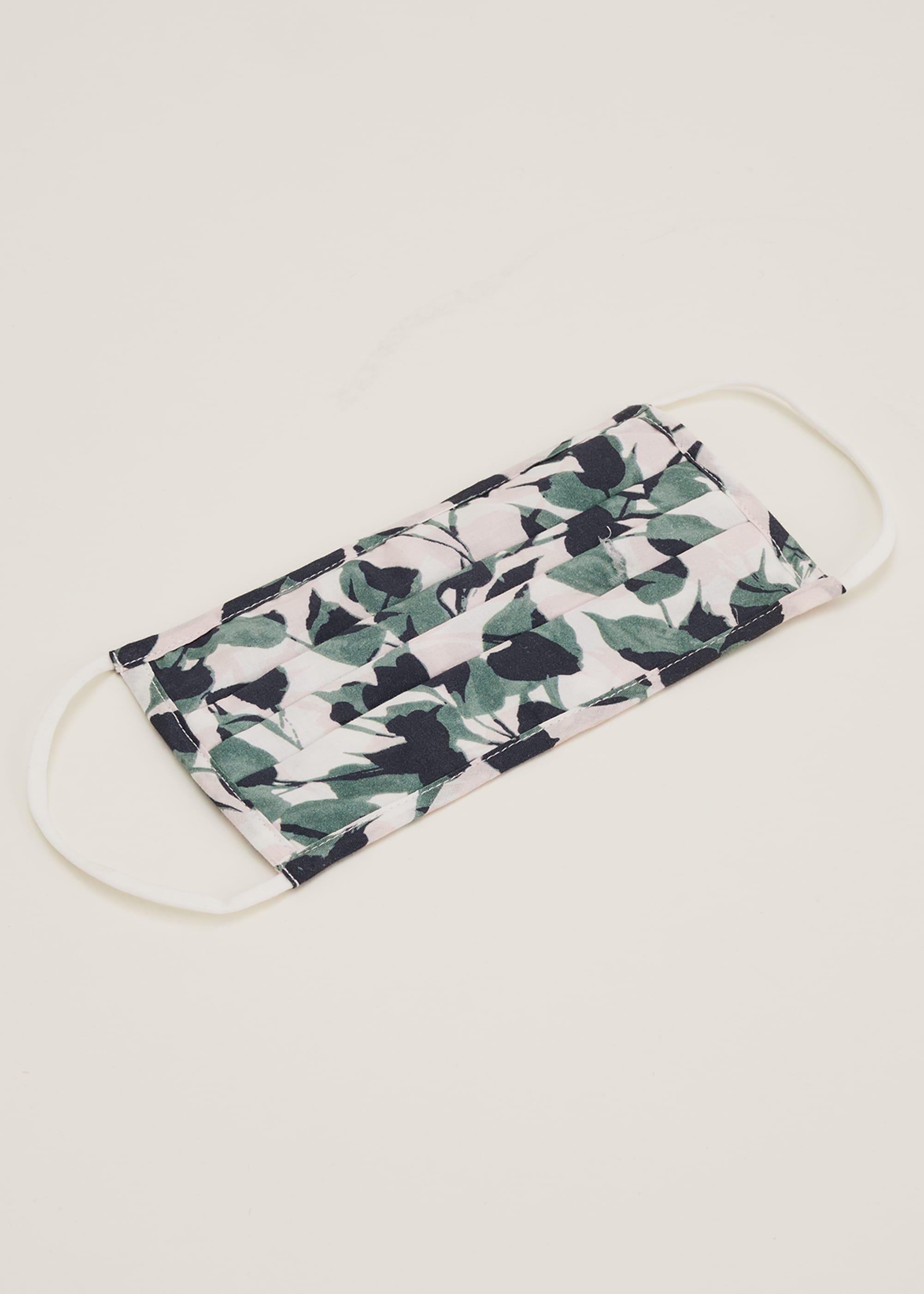 Larissa Leaf Print Face Mask