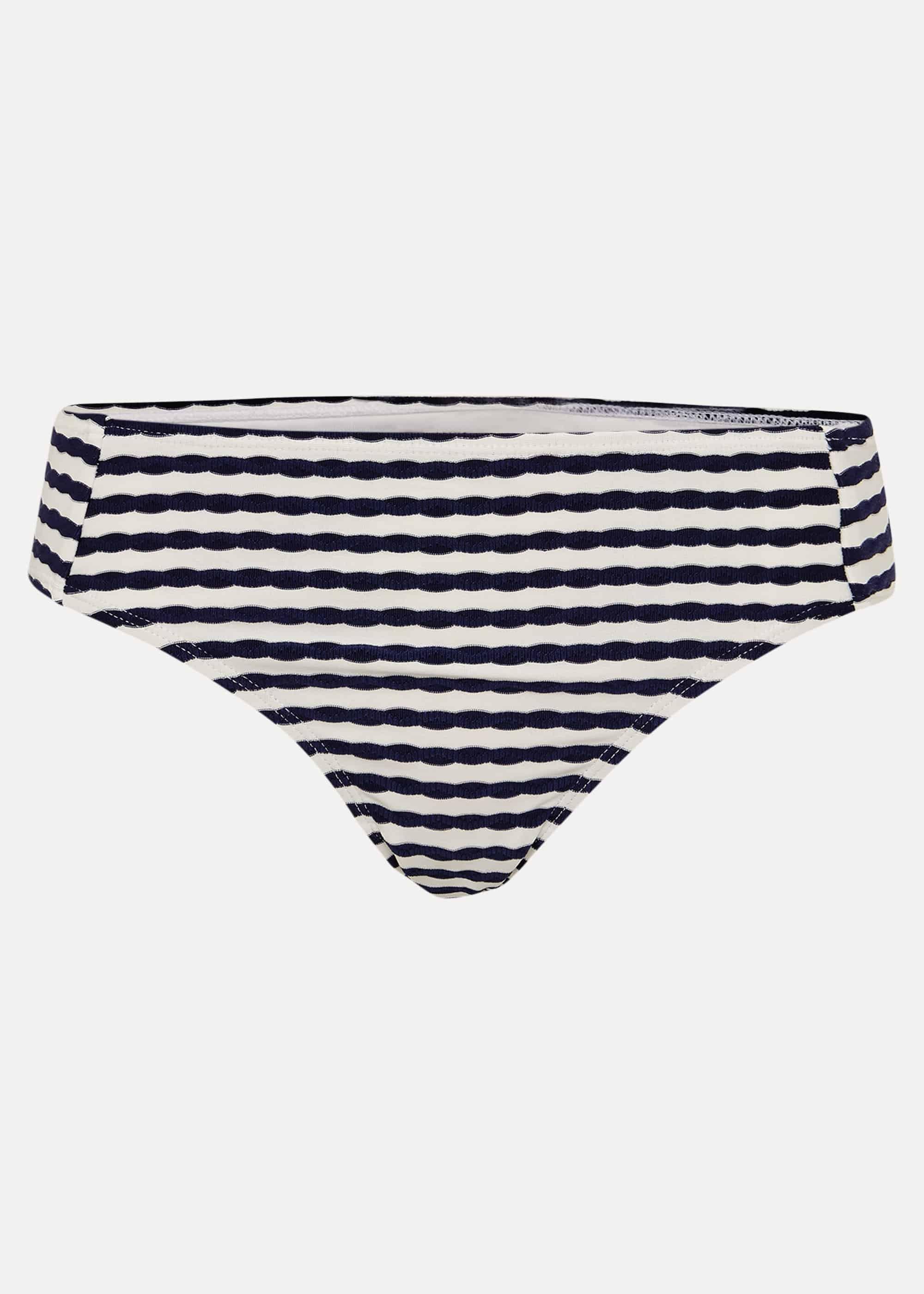 Thea Textured Stripe Tankini Brief