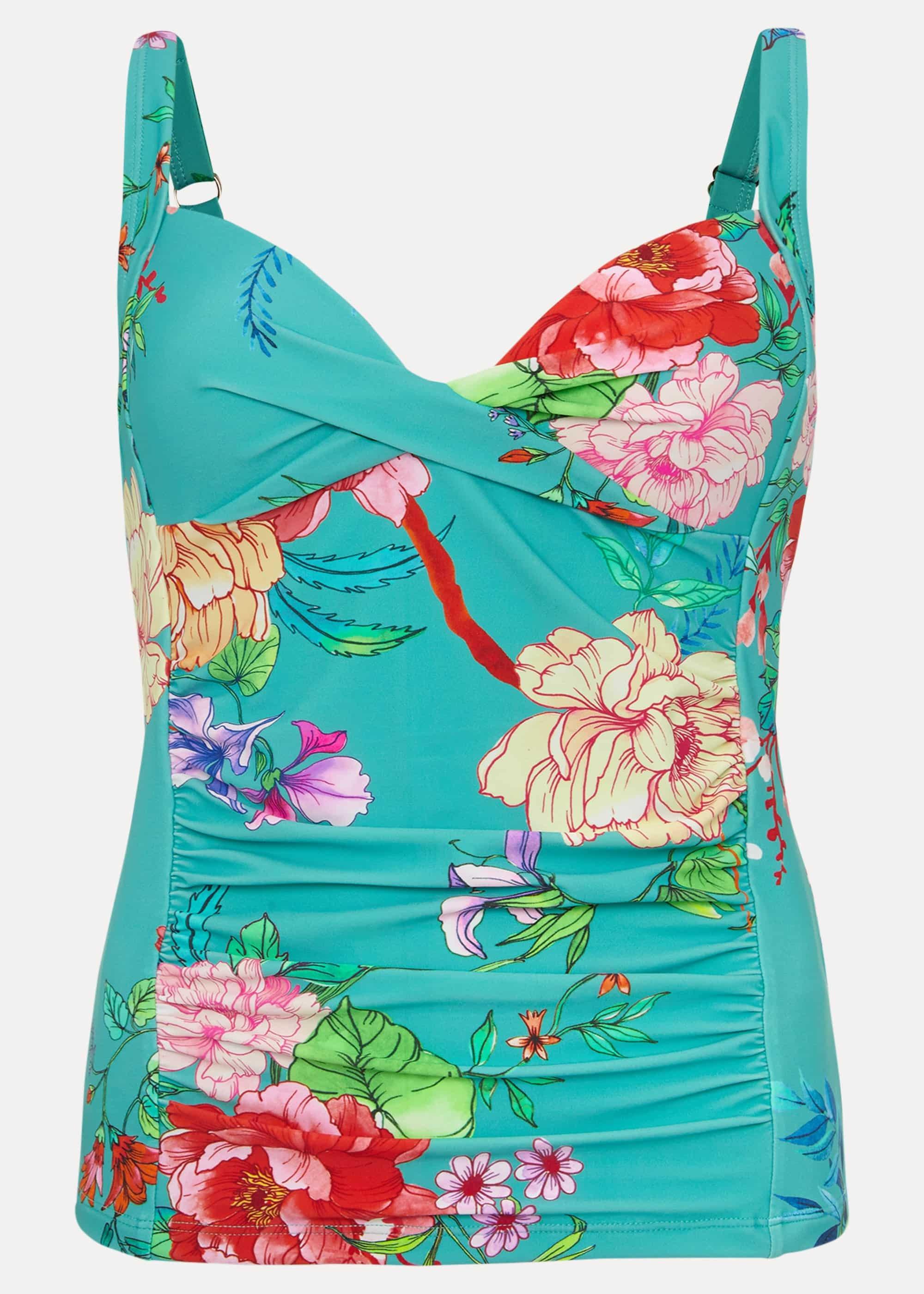 Gabrielle Floral Tankini Top