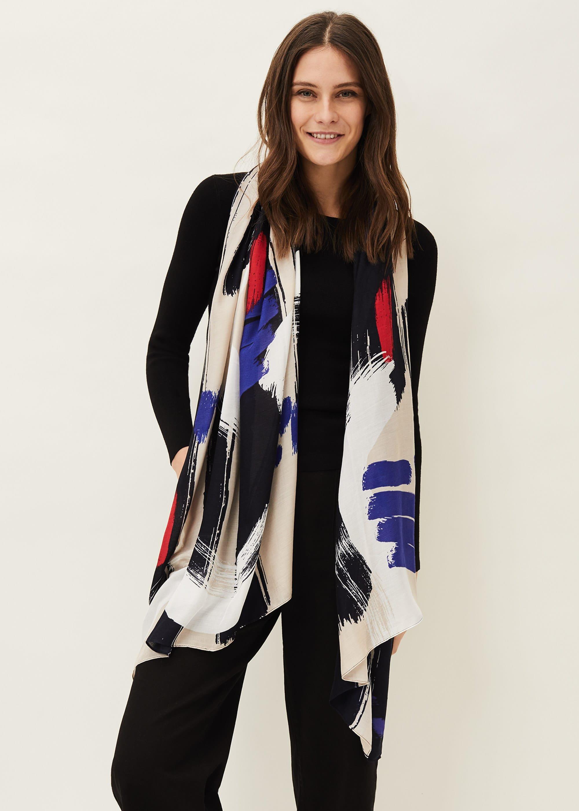 Arna Abstract Print Scarf