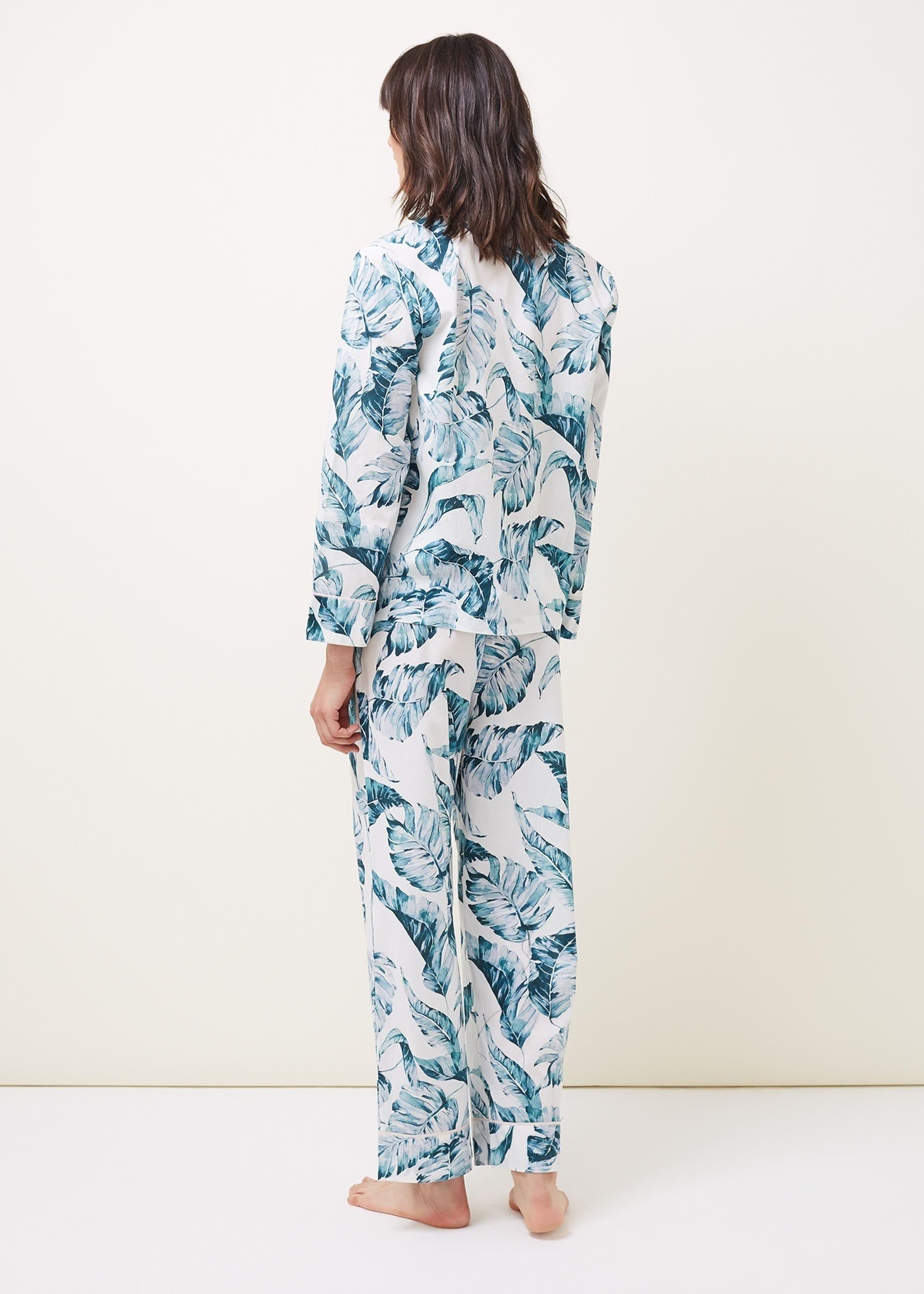 Piera Palm Print Pyjama Set