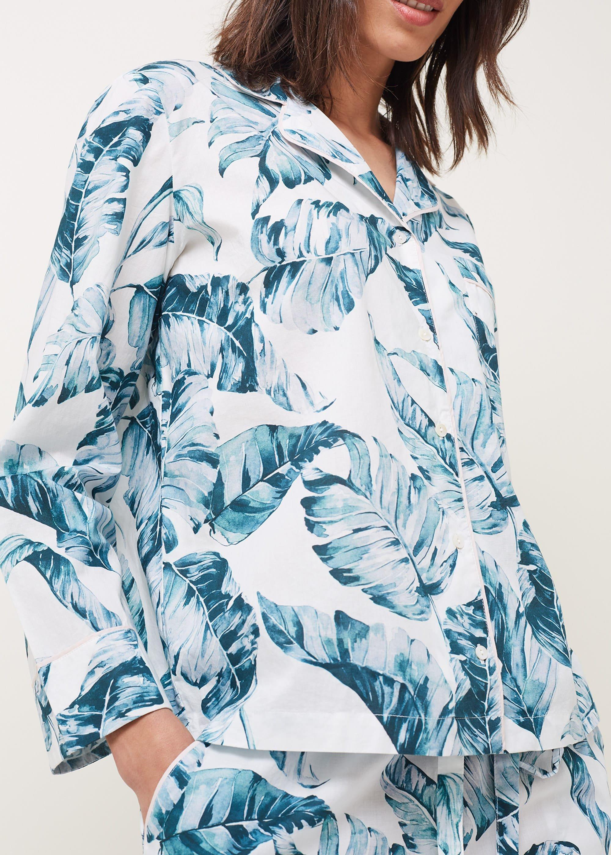 Piera Palm Print Pyjama Set