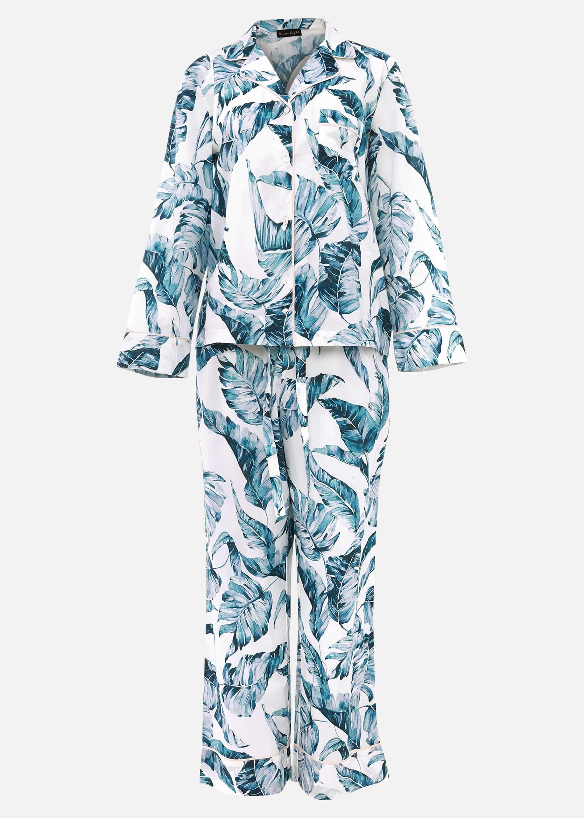 Piera Palm Print Pyjama Set