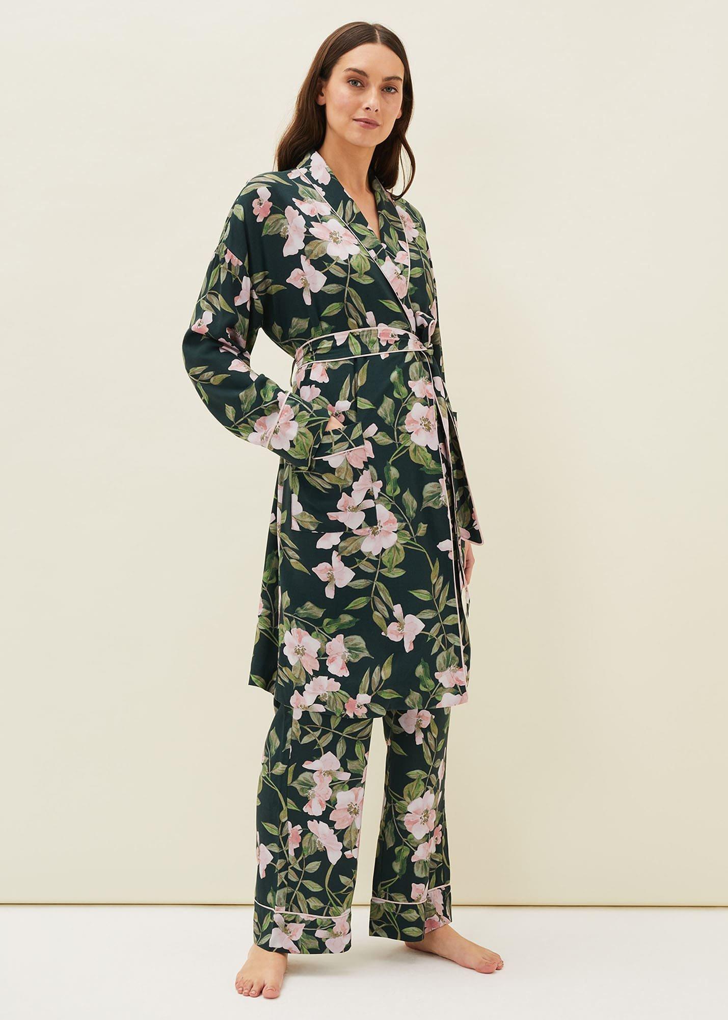 Pina Floral Print Robe