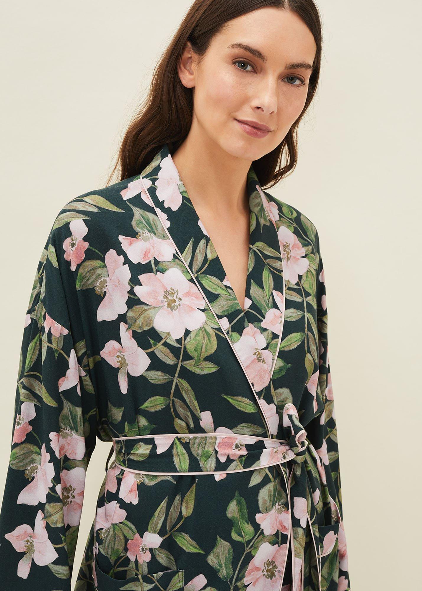Pina Floral Print Robe