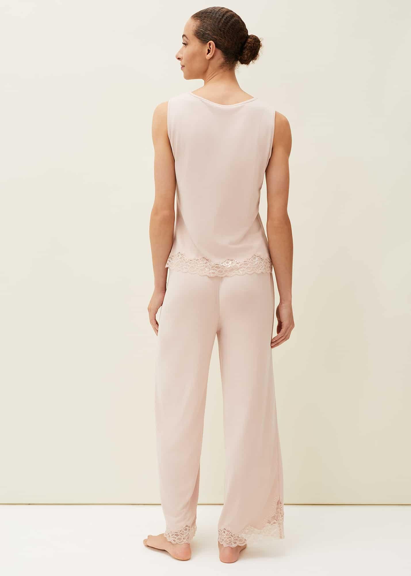 Marlie Lace Pyjama Wide Leg Trousers