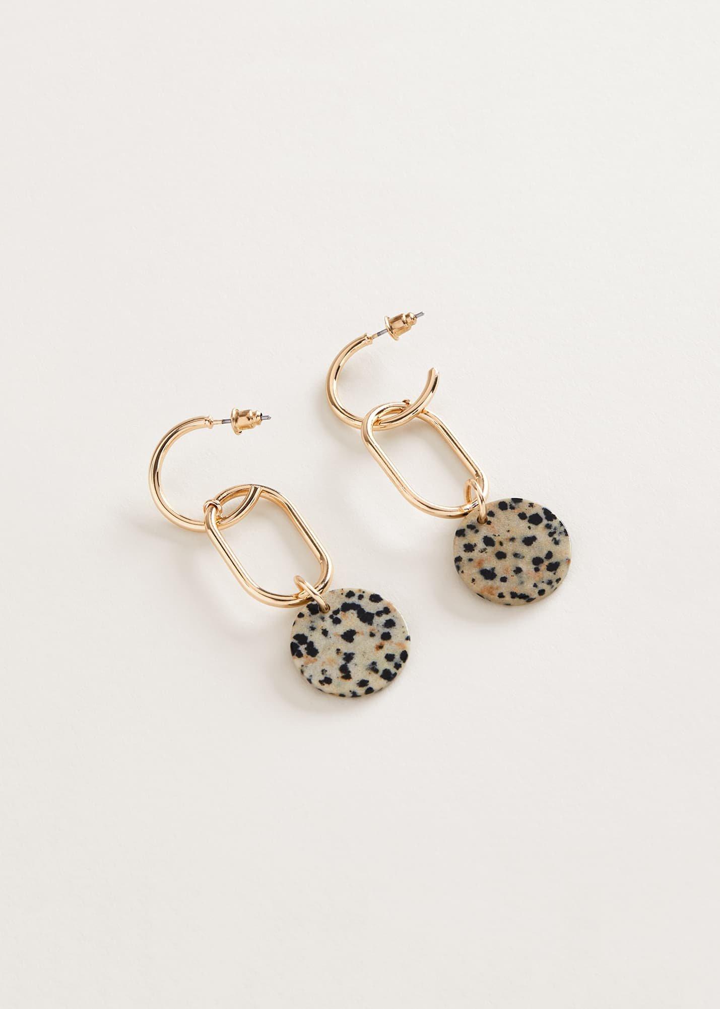 Teagan Resin Hoop Earrings