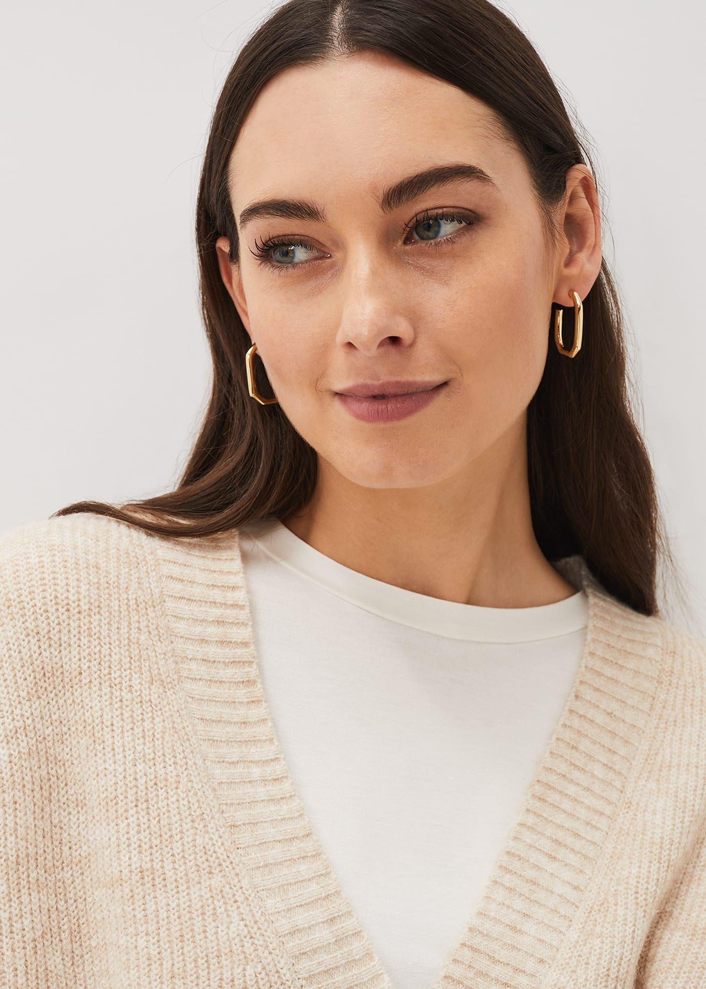 Blakeley Gold Plated Hoop Earrings