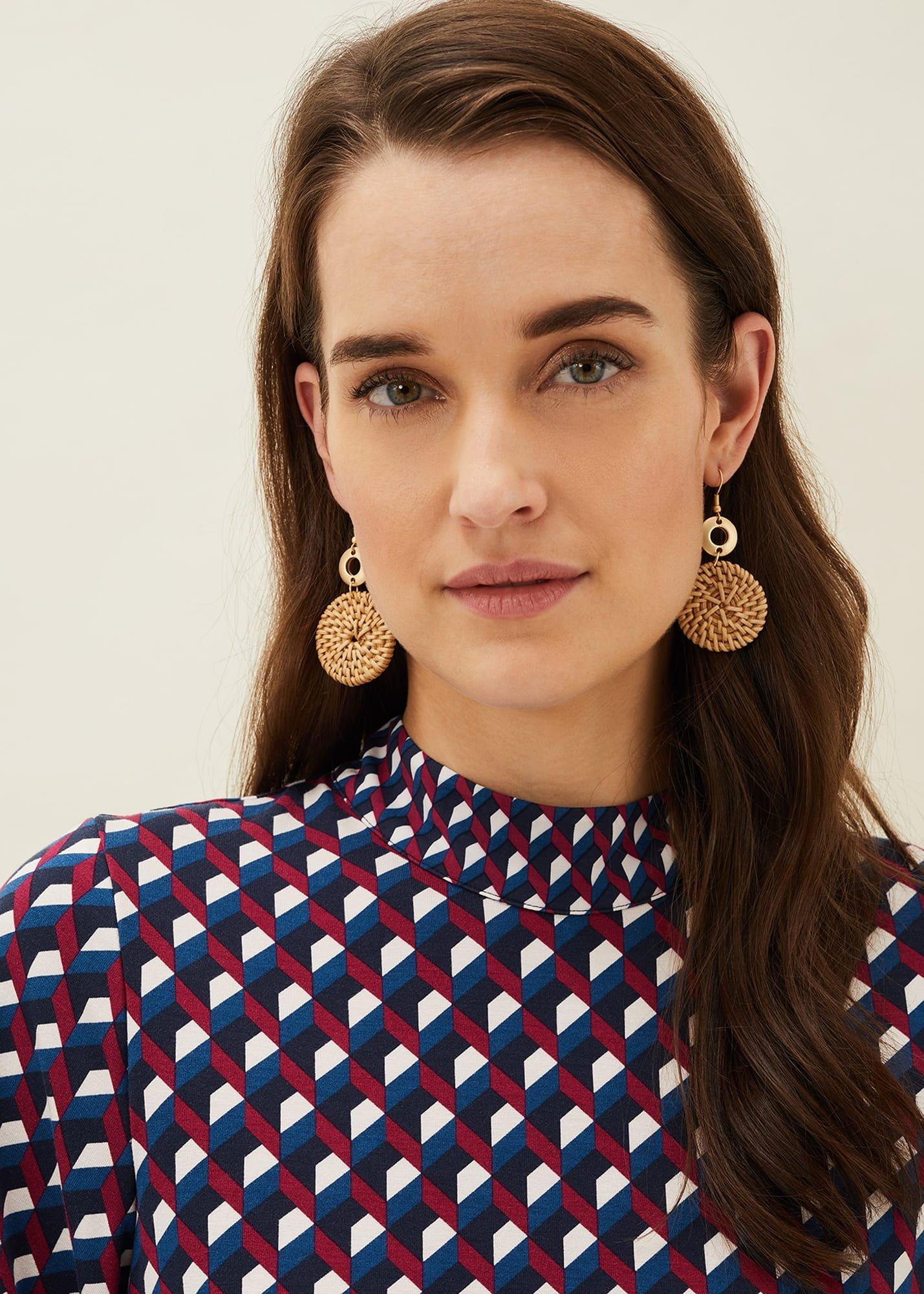 Yasmine Raffia Earrings