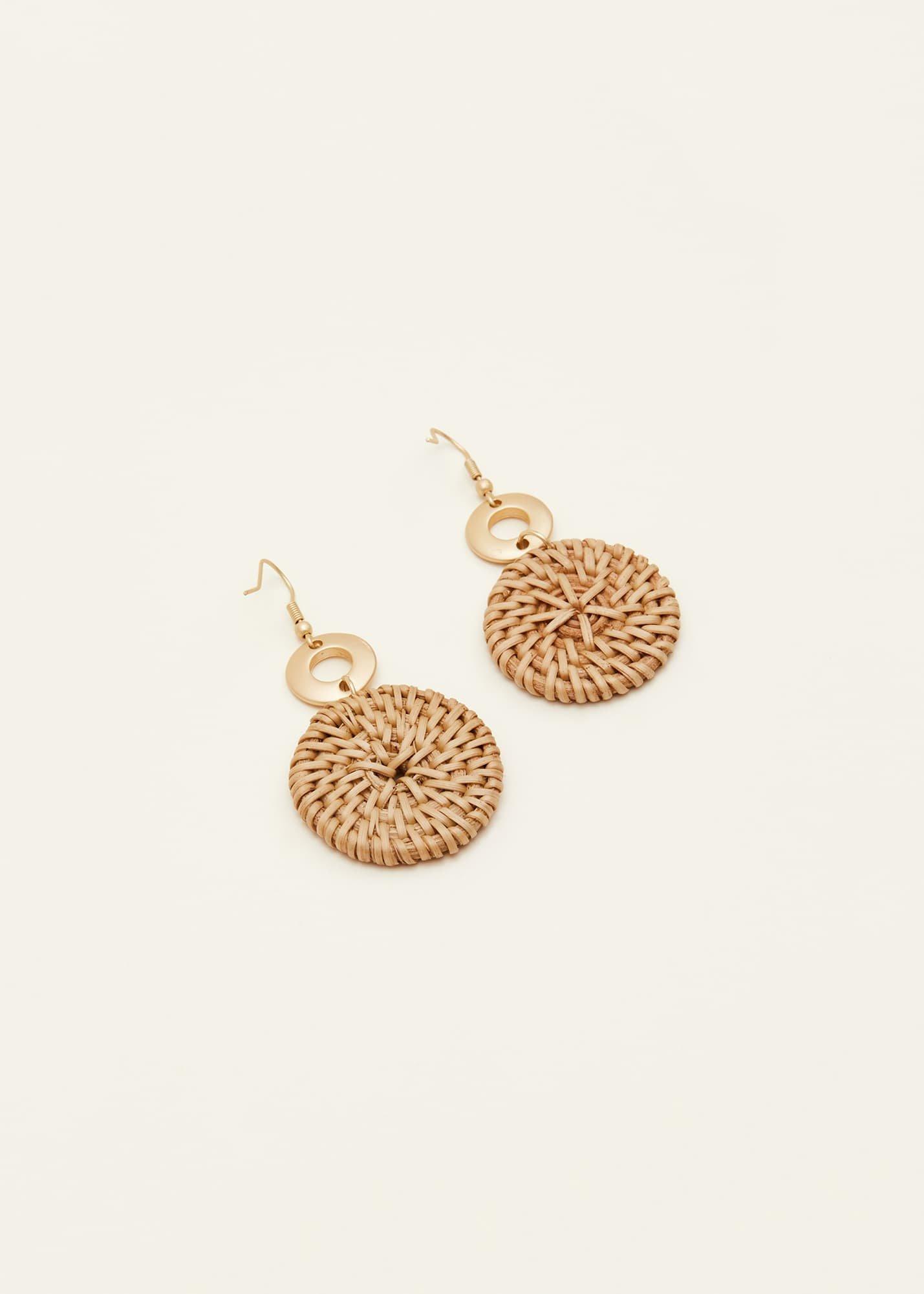 Yasmine Raffia Earrings